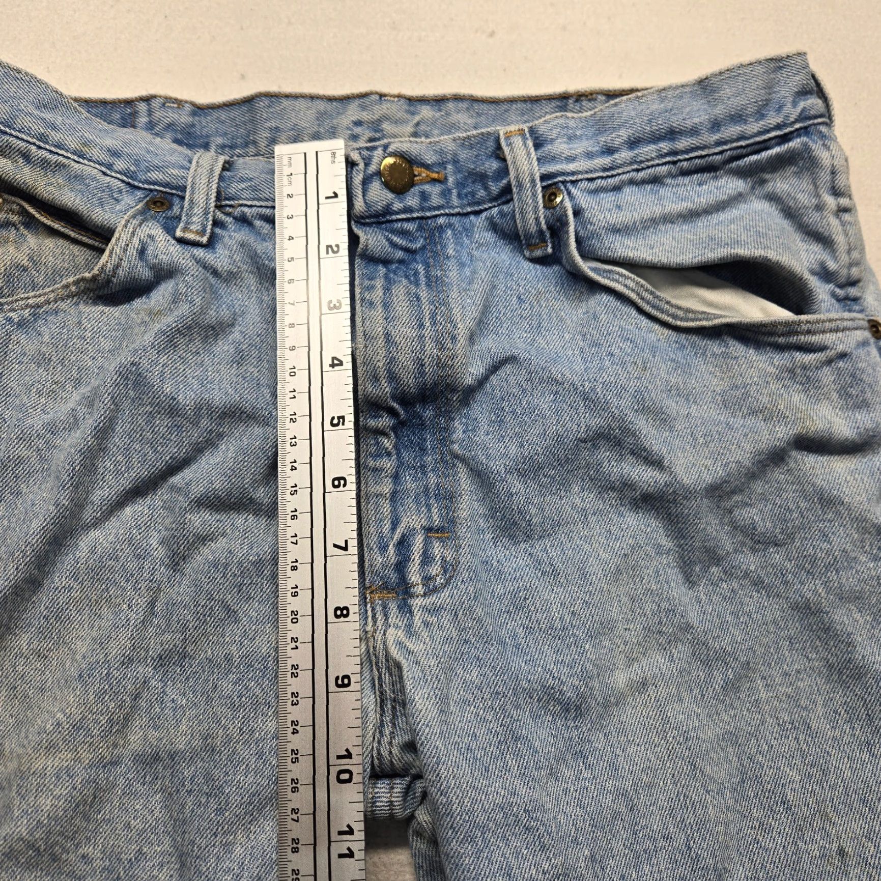 Wrangler Wrangler Jeans Denim Pants Tapered 96501SL Adult Men's 34 x 32 Blue Cotton Denim Vintage No Size US 32 / EU 48 - 5 Thumbnail