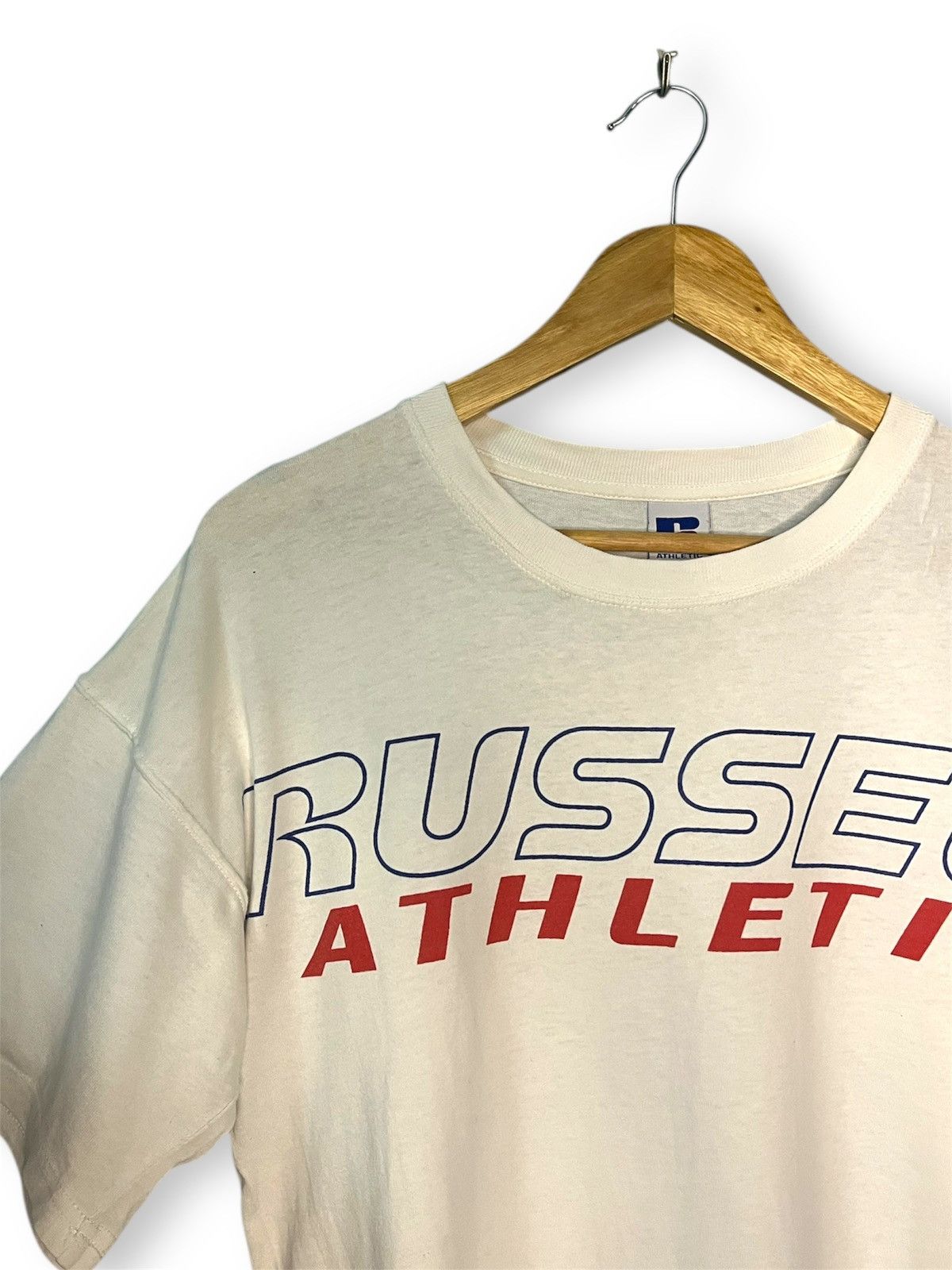 Russell Athletic Russel Athletic Streetwear White Color Shirt Front Hit Red Size US M / EU 48-50 / 2 - 3 Thumbnail