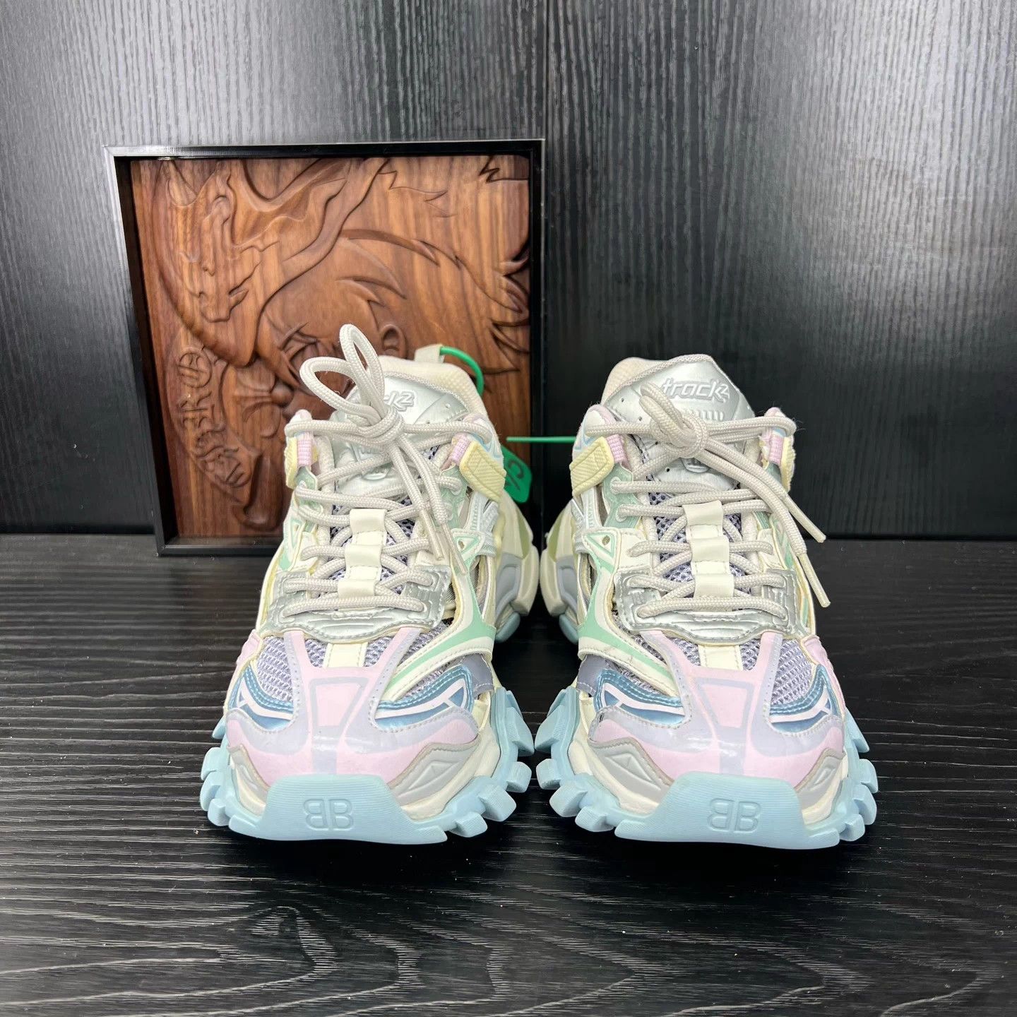 Balenciaga Balenciaga Track 2 White Blue Pink 36 Size US 5 / IT 35 - 4 Thumbnail