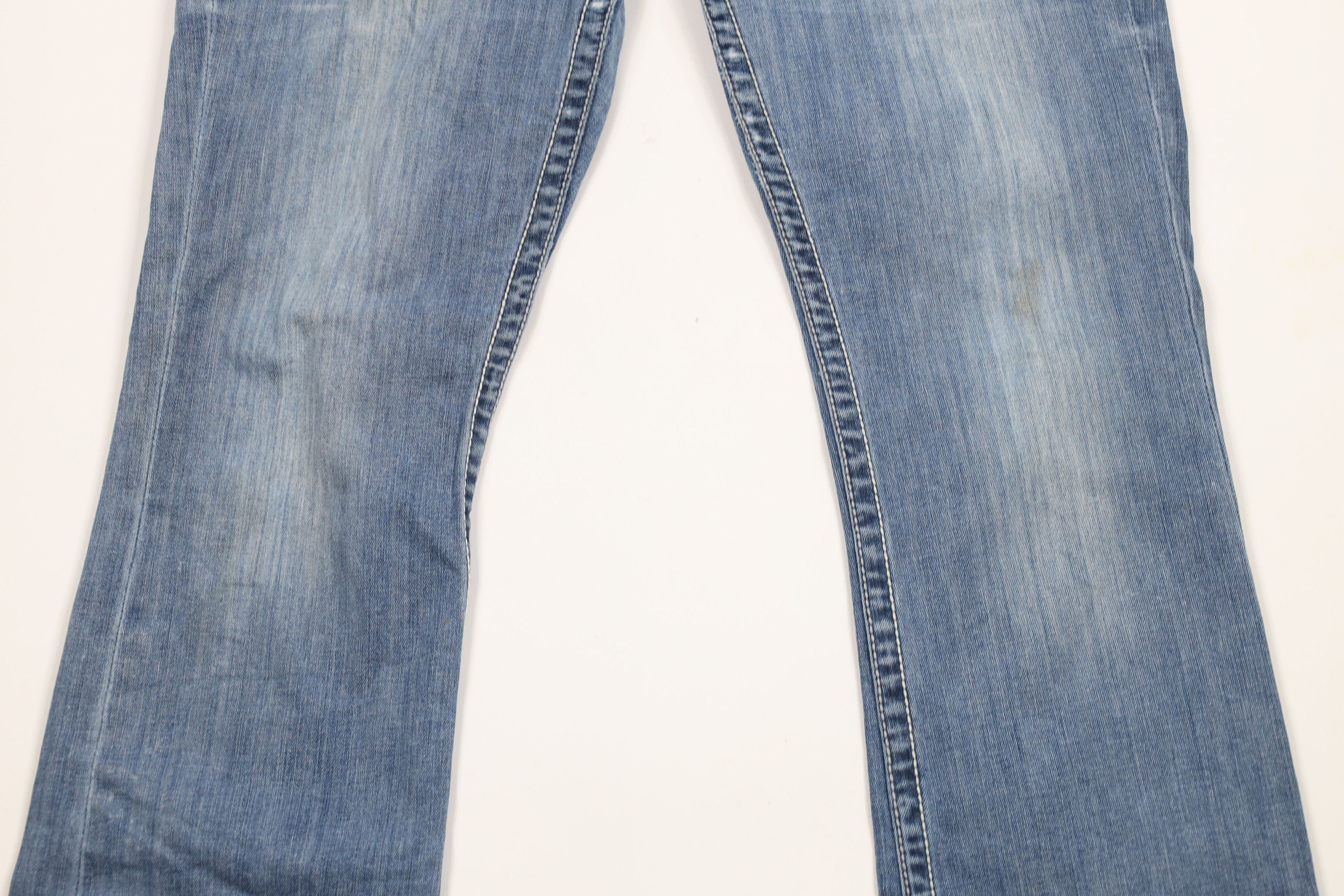 Vintage Buckle BKE Sabrina Stretch Flared Bootcut Denim Jeans Blue Size 31" - 3 Thumbnail