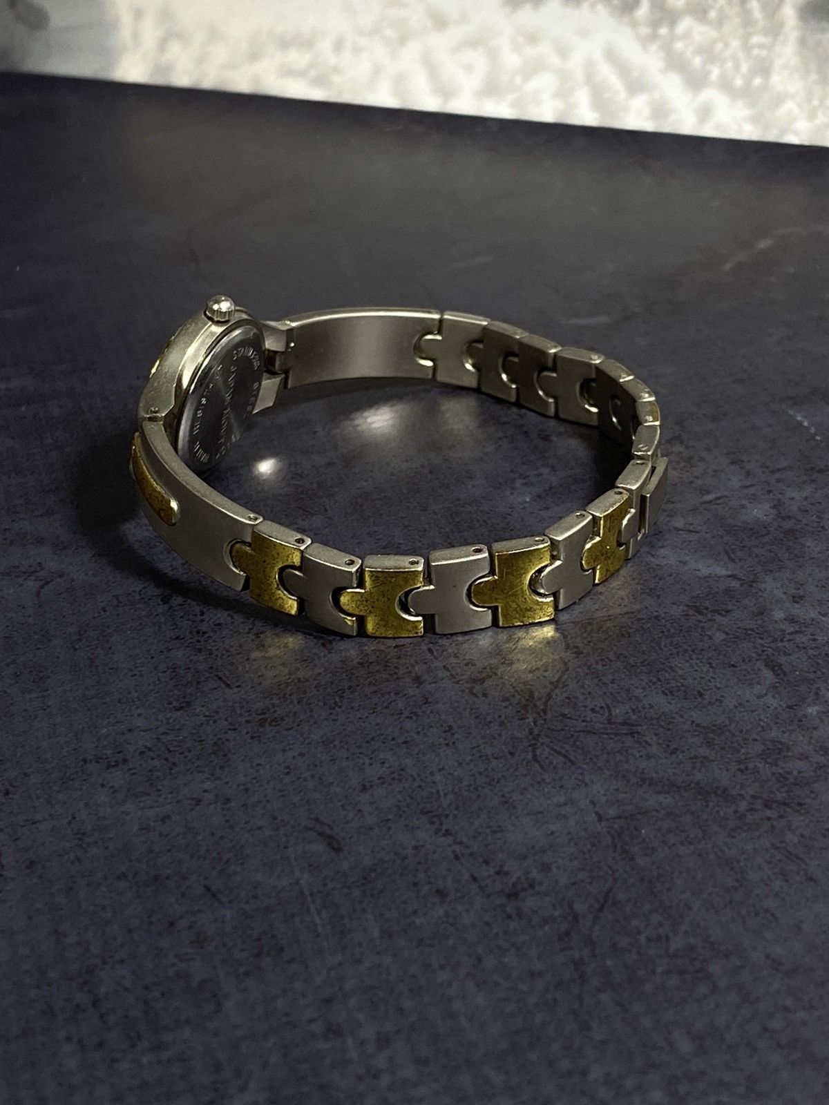 Vintage Two-Tone Petite Watch, Quartz Movement