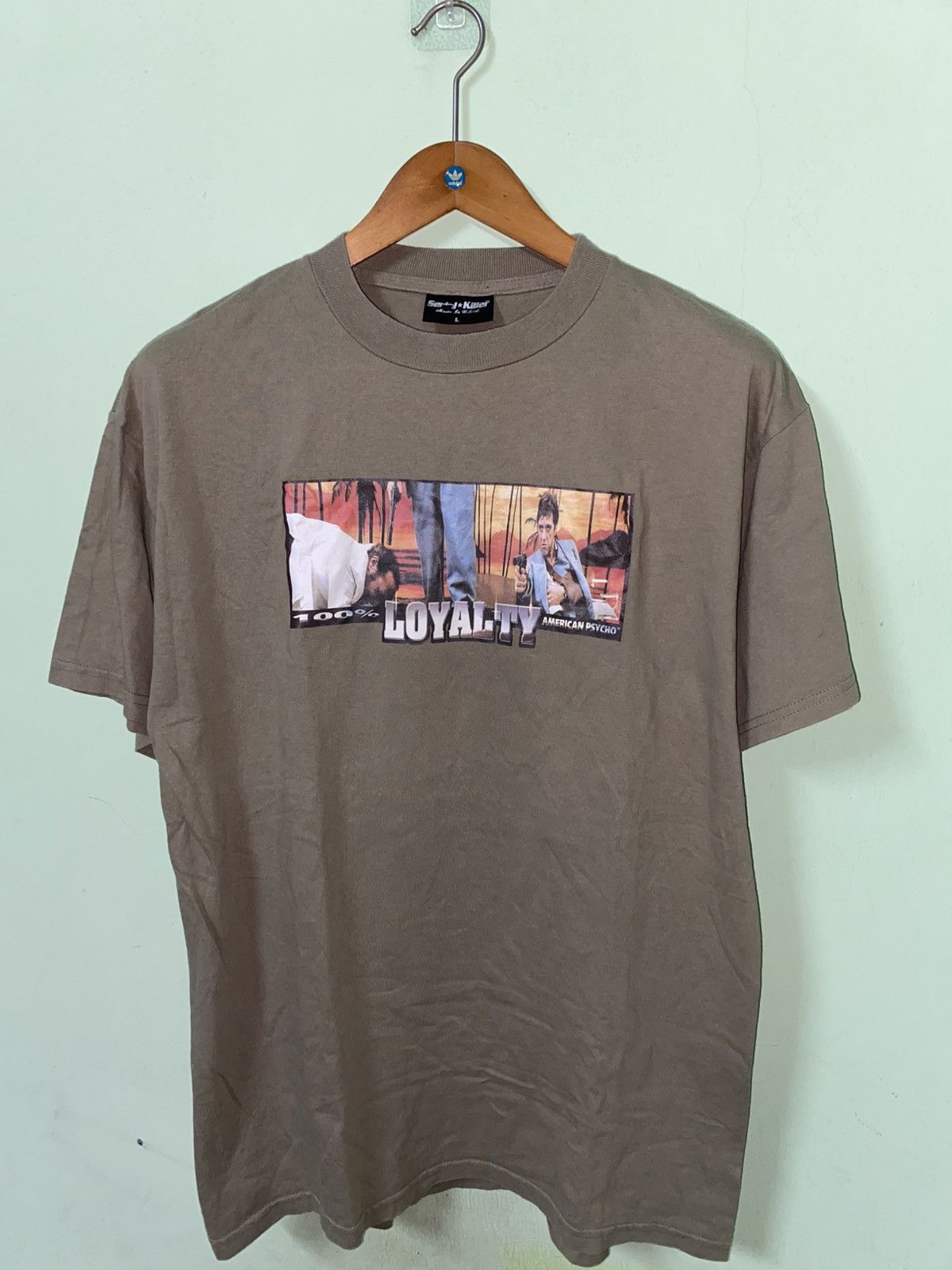 Vintage Vintage Serial Killer American Psycho Scarface Tee Size US L / EU 52-54 / 3 - 1 Thumbnail