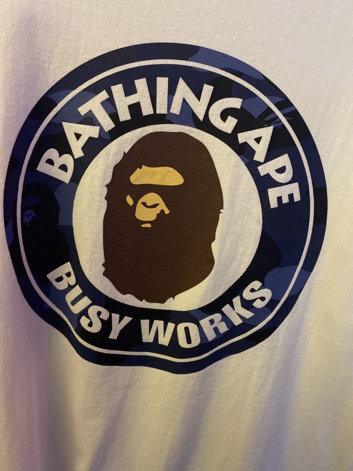 Bape BAPE Color Camo “Busy Works” White Tee! Size US XL / EU 56 / 4 - 2 Thumbnail