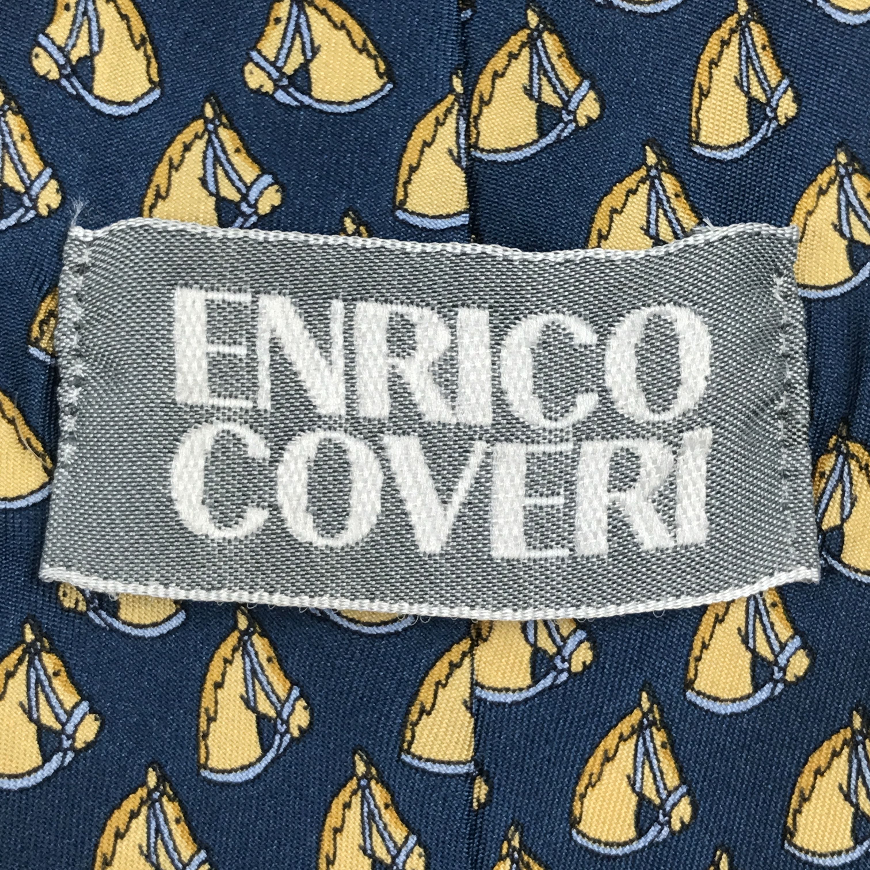 Enrico Coveri × Vintage Vintage Enrico Coveri Silk Necktie Size ONE SIZE - 8 Thumbnail