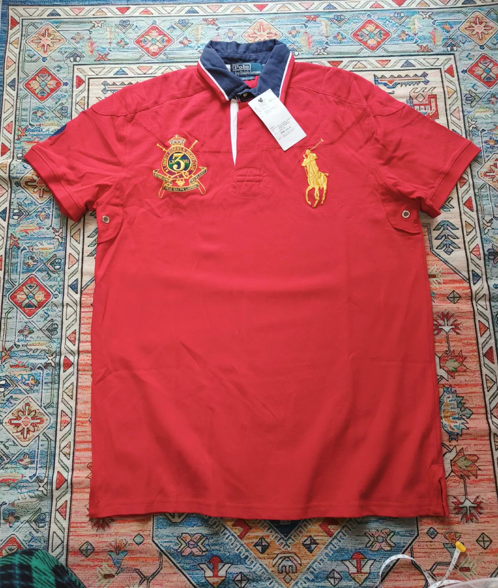 Polo Ralph Lauren Polo Ralph Lauren Short-Sleeve Polo Size US L / EU 52-54 / 3 - 1 Thumbnail