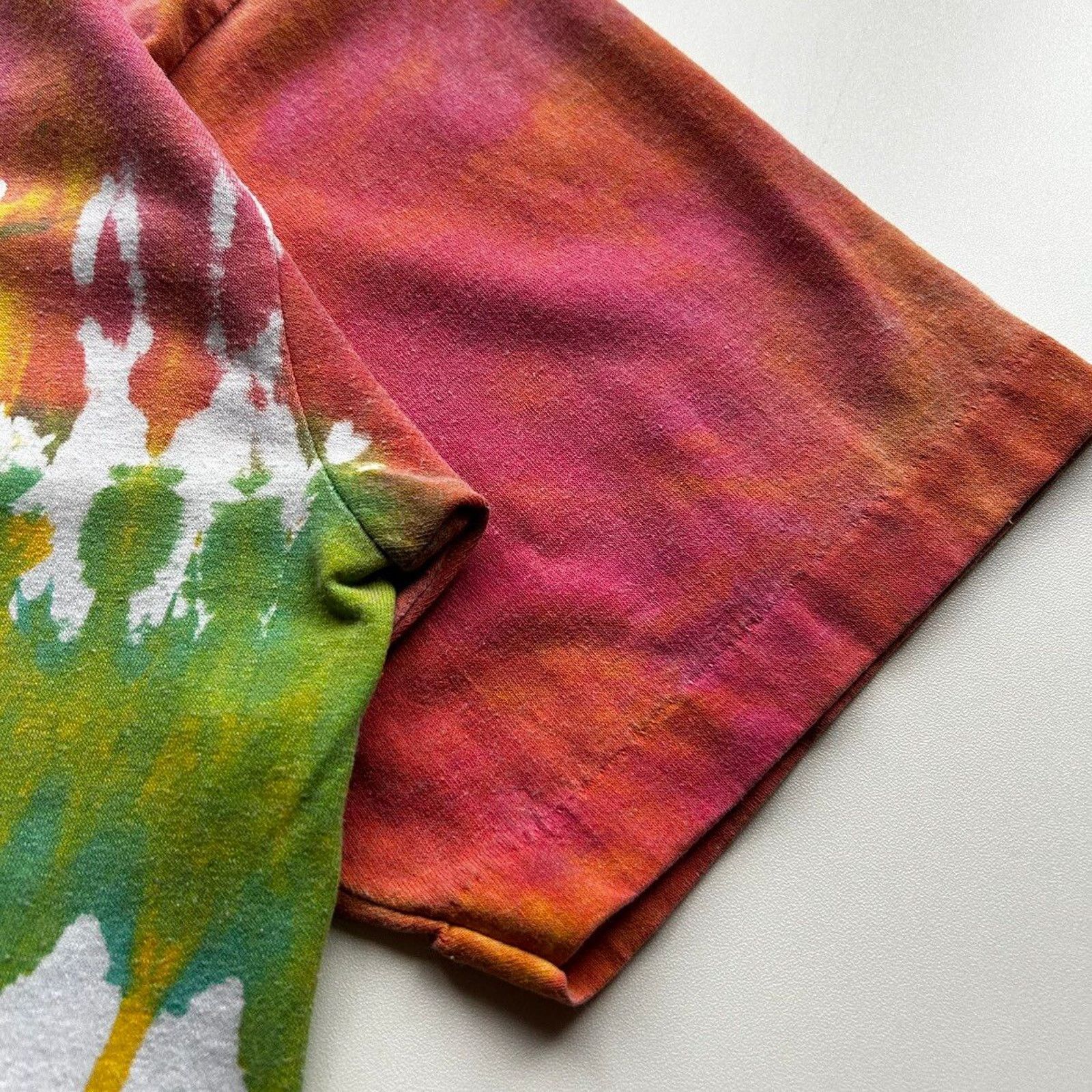 Band Tees Vintage 90s Bob Marley Jamaica Graphic Tie Dye T Shirt Rare Size US L / EU 52-54 / 3 - 4 Thumbnail