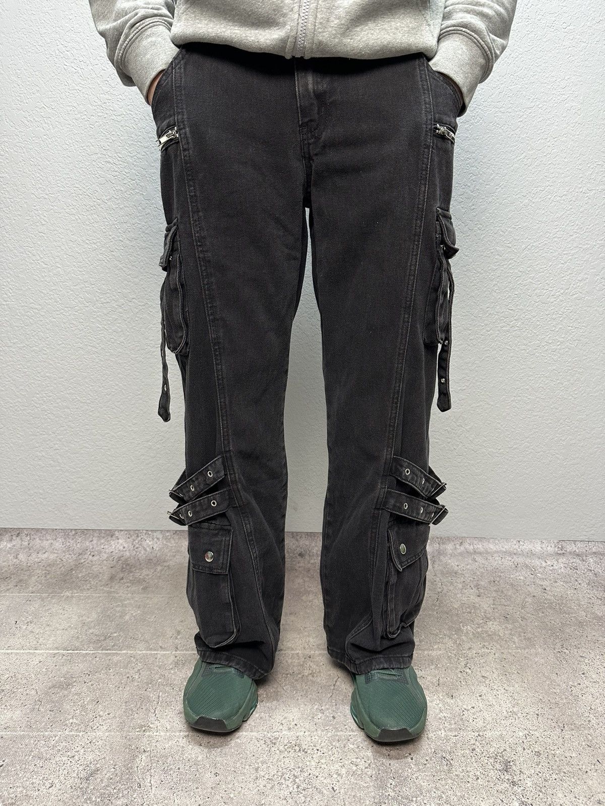 Japanese Brand × Vintage Vintage Junya Watanabe Punk Style Distressed Gothic Archival Size US 31 - 3 Thumbnail