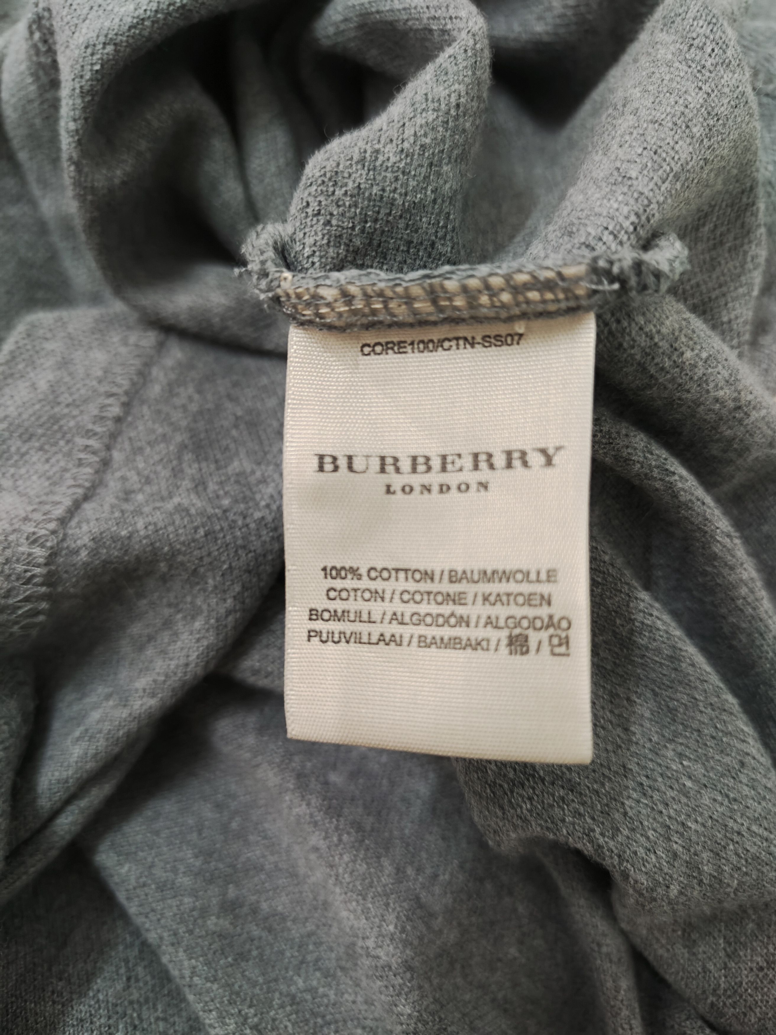 Burberry × Vintage Vintage Burberry Polo Shirt Size US L / EU 52-54 / 3 - 6 Thumbnail