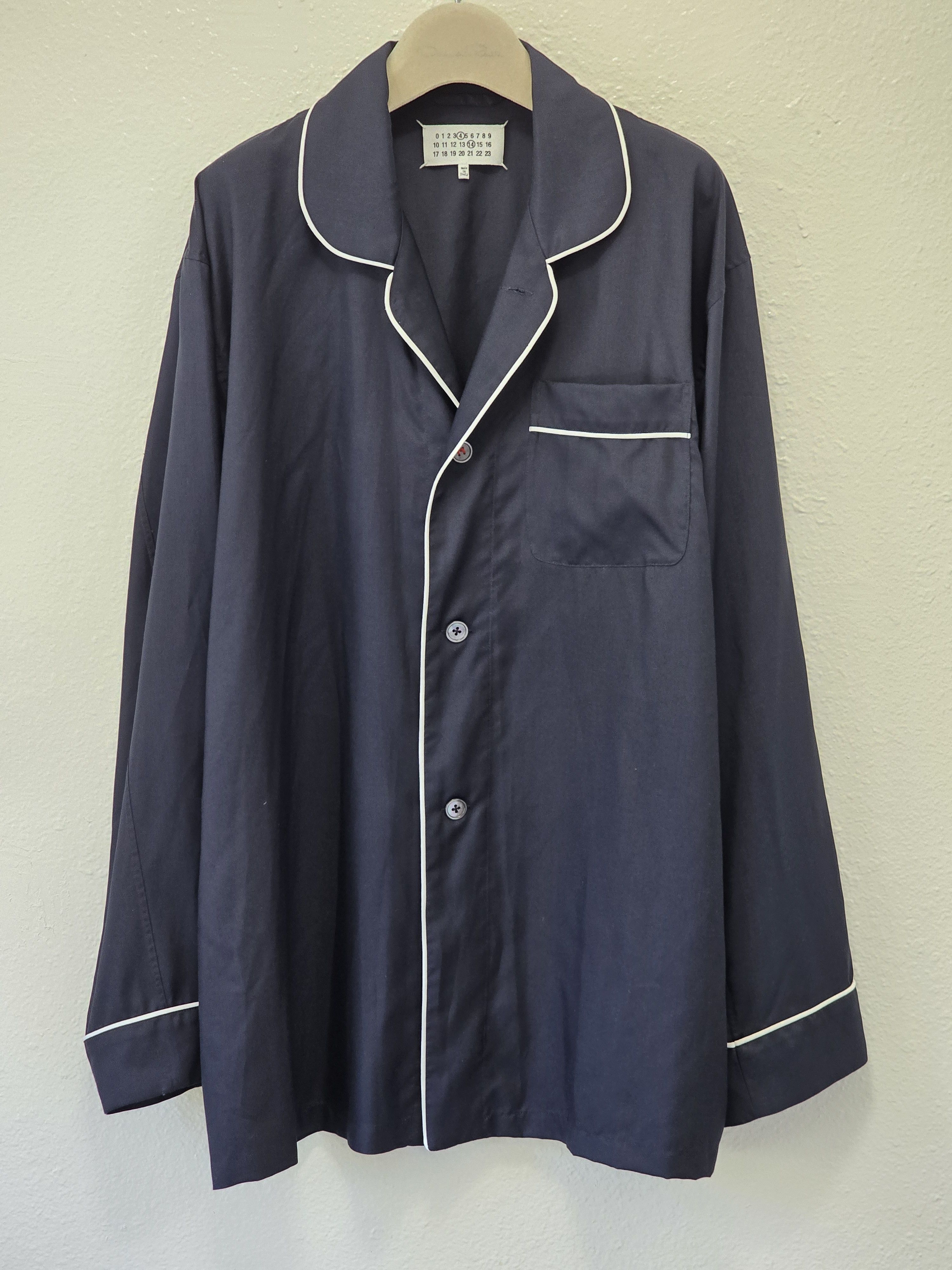 Maison Margiela Silk pajama shirt Size US L / EU 52-54 / 3 - 2 Thumbnail