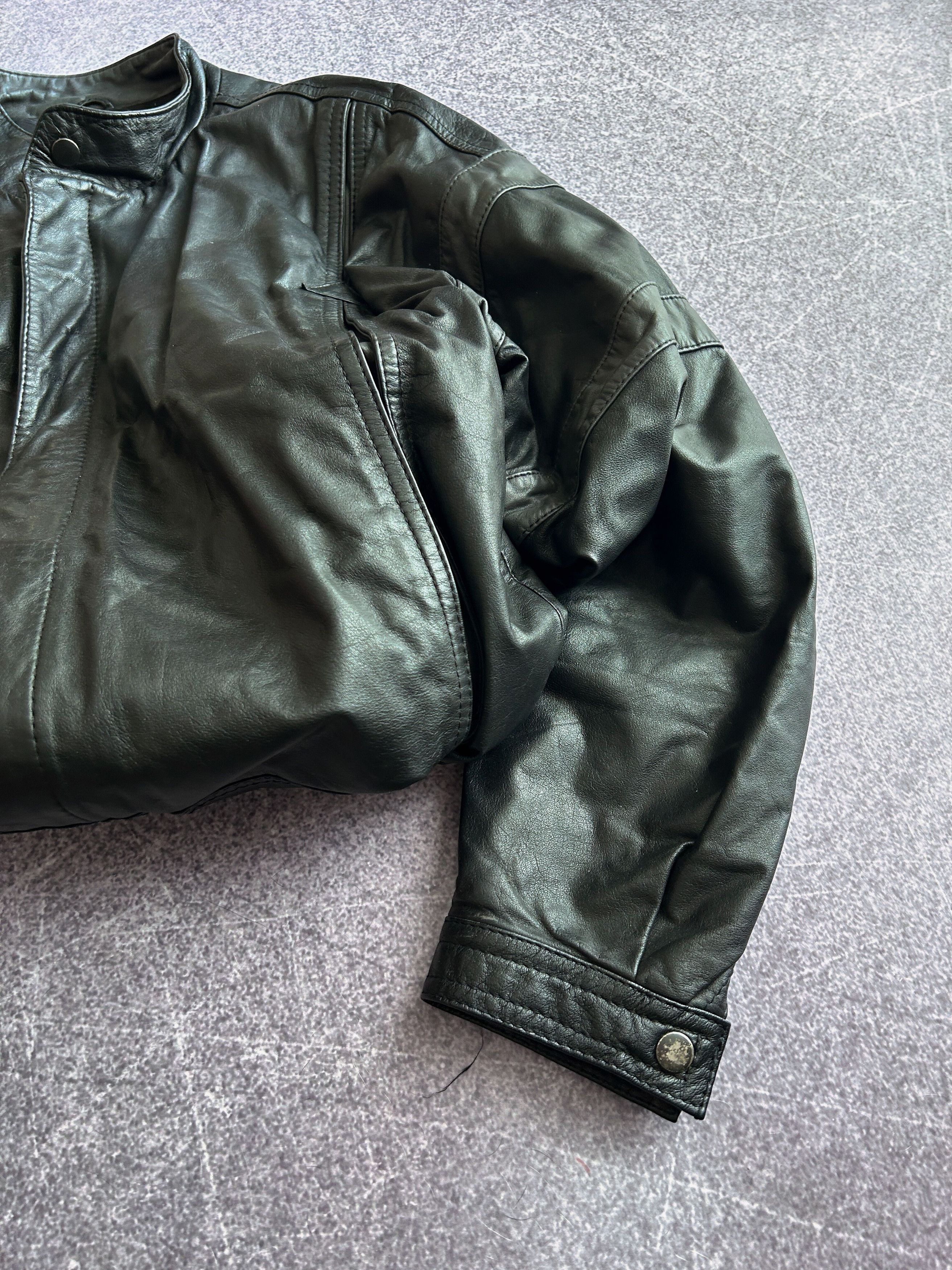Other VTG Yohji Yamamoto Style REAL LEATHER JACKET 90s Size US M / EU 48-50 / 2 - 4 Thumbnail