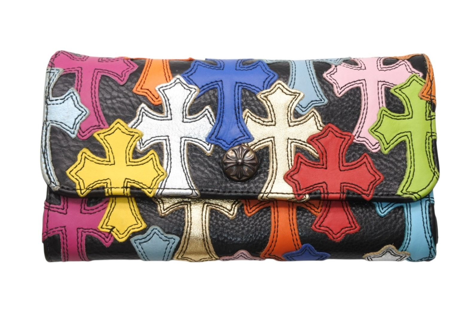Chrome Hearts Chrome Hearts Cemetery Cross Patch Judy Wallet Size ONE SIZE - 1 Thumbnail