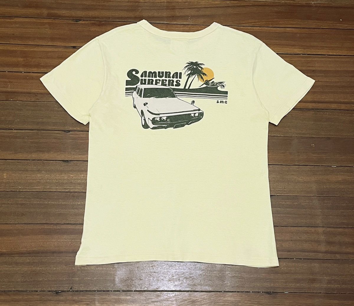 Japanese Brand × Samurai Jeans Rare Vintage Japanese Brand Samurai Surfers T-shirt 2000s Size US L / EU 52-54 / 3 - 2 Thumbnail
