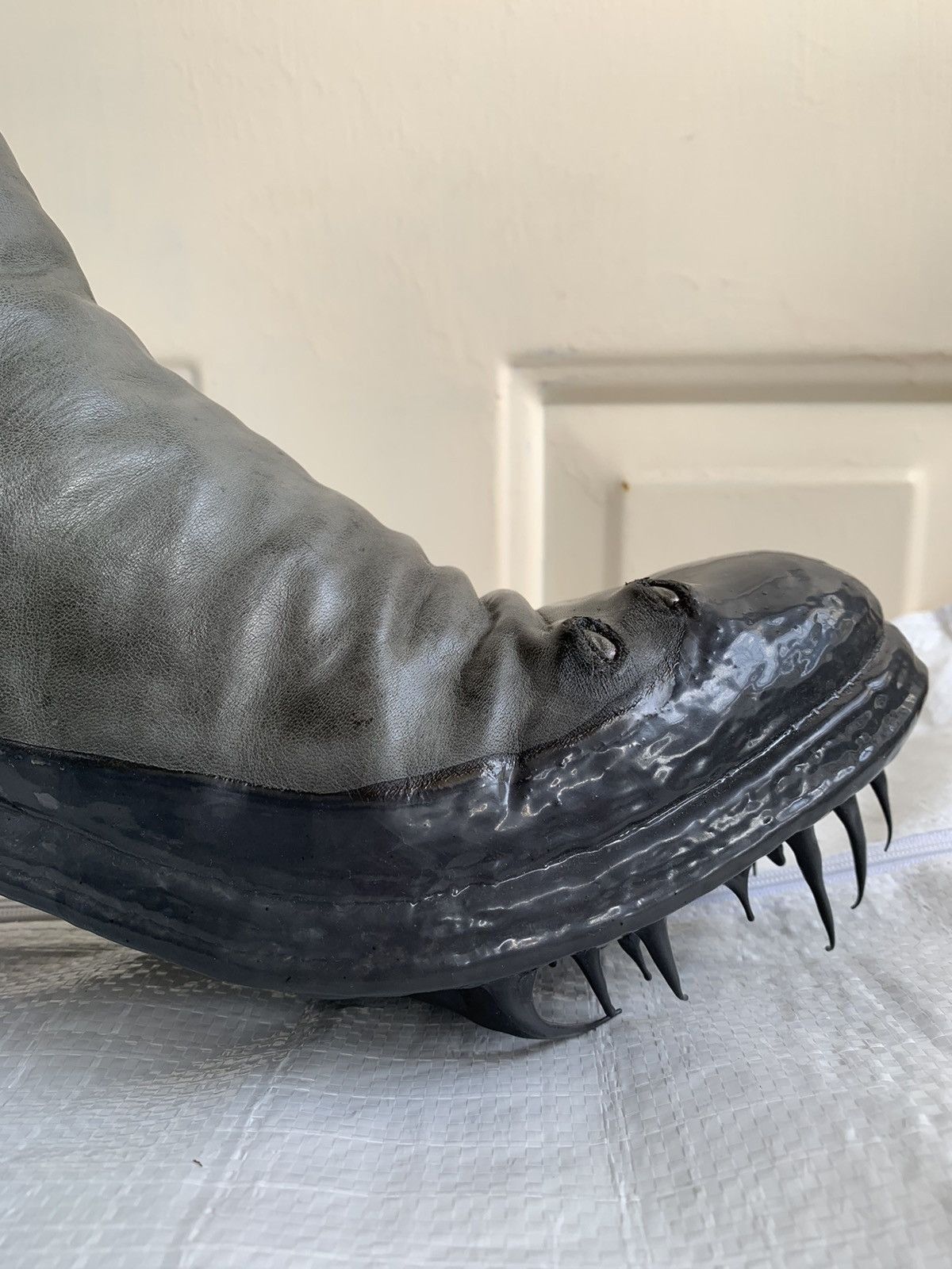 Carol Christian Poell CCP Object-dyed One Piece Drip Prosthetic Boots Size US 11.5 / EU 44-45 - 9 Thumbnail