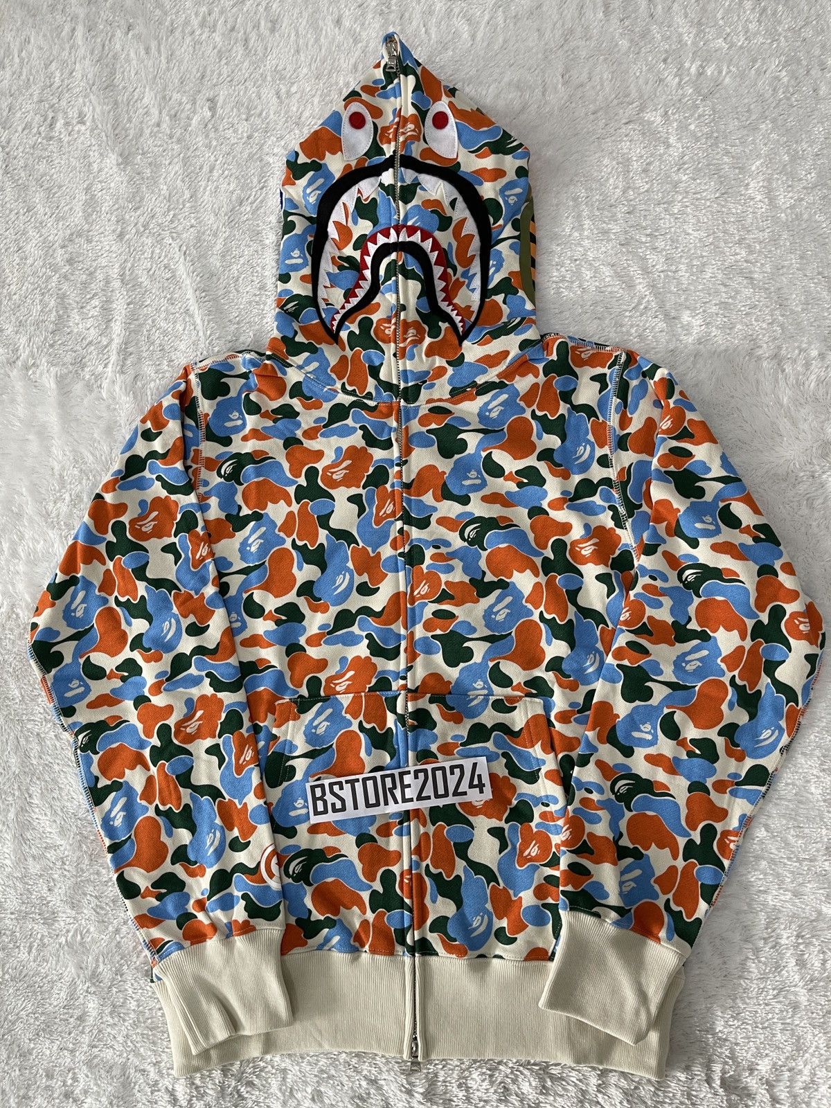 BAPE Shark Hoodie indonesian camo exclusive