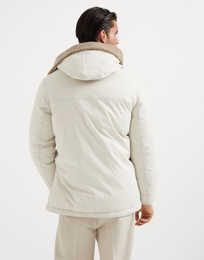 Brunello Cucinelli o1w1db10226 Wr Padded Jacket in White Size US M / EU 48-50 / 2 - 3 Thumbnail