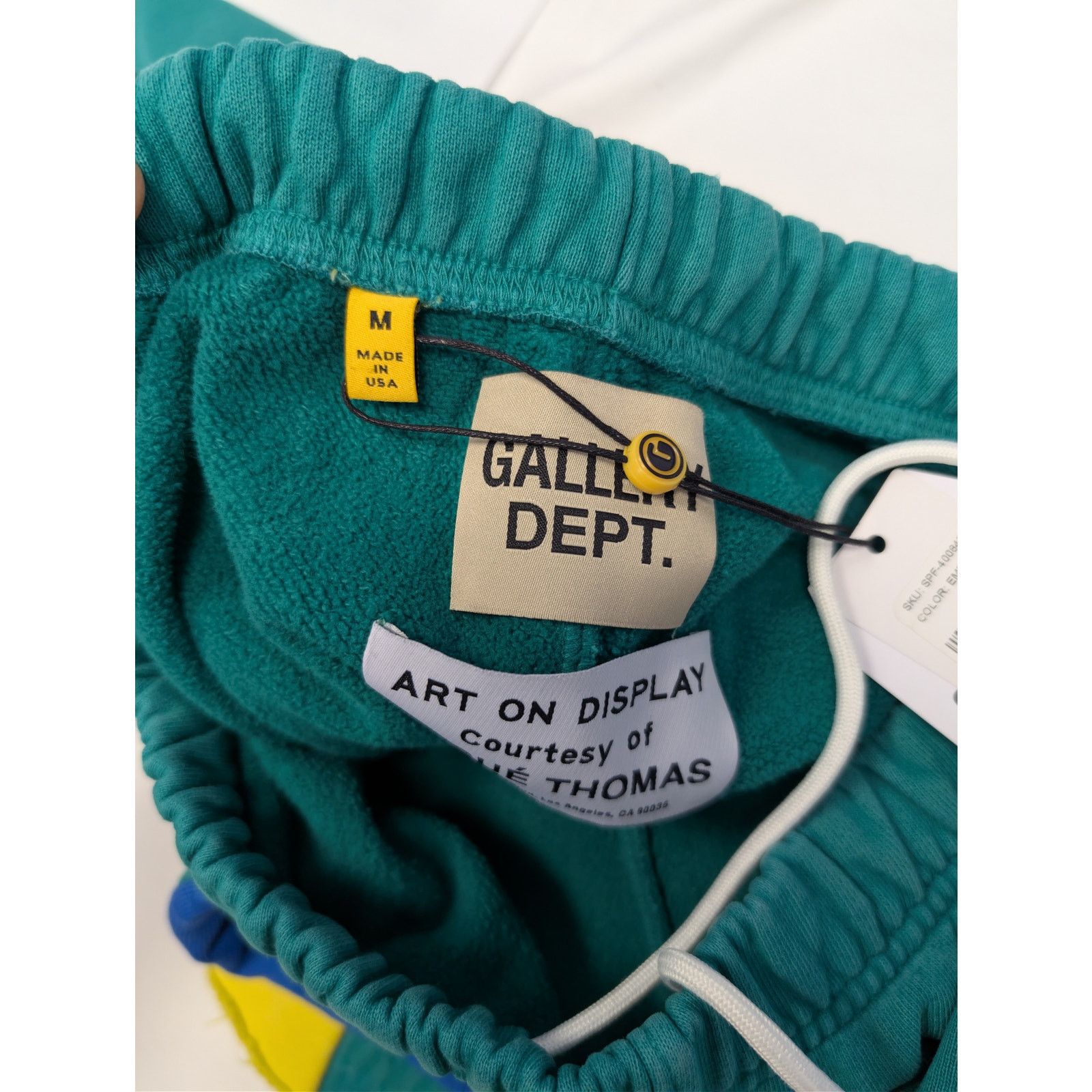 Gallery Dept. o1rshd1 Q:2 / Flared Denim-Panelled Logo-Print Sweatpants Size US 32 / EU 48 - 19 Thumbnail