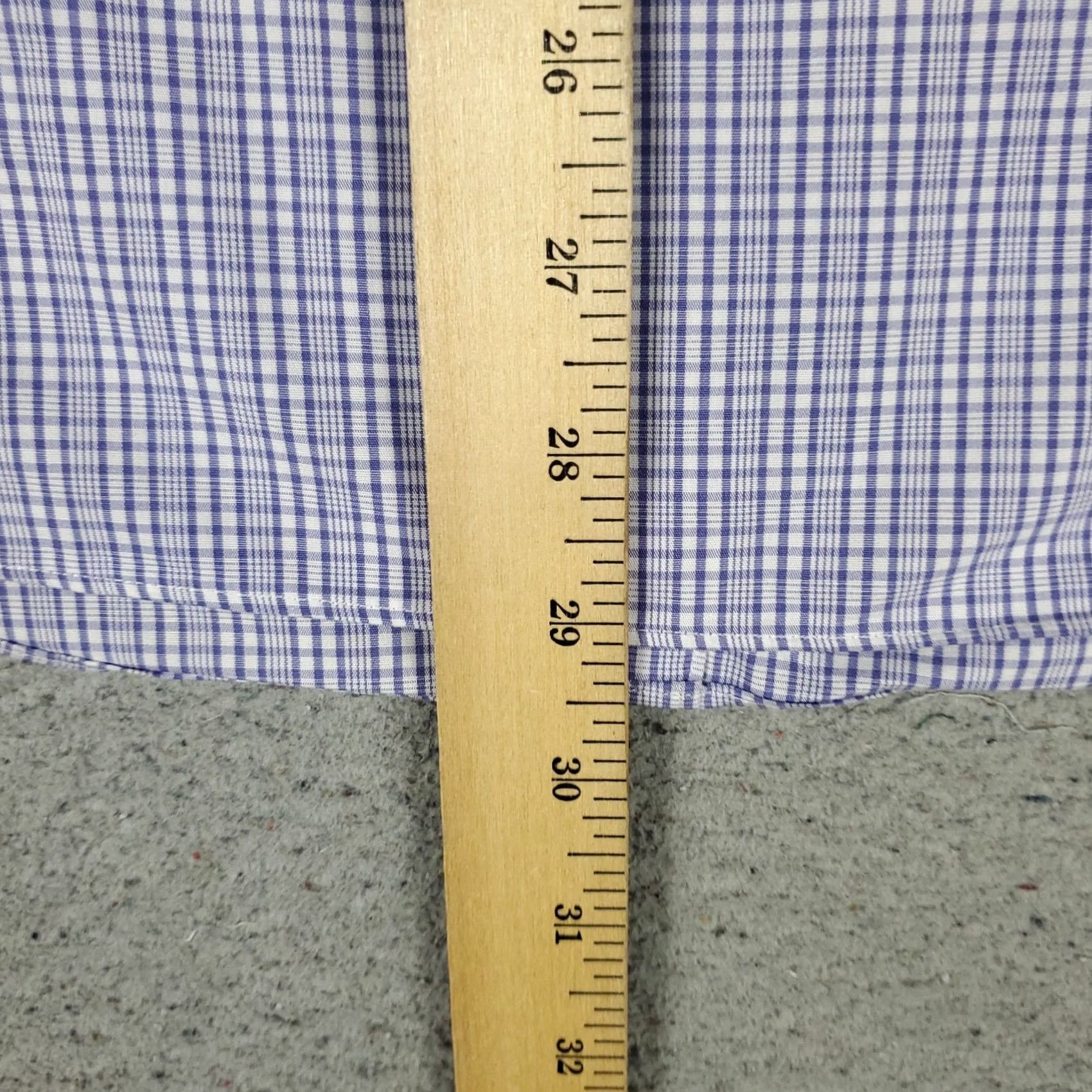 UNTUCKit UNTUCKit Shirt Mens XL Blue Plaid Button-Up Long Sleeve Casual Size US XL / EU 56 / 4 - 4 Thumbnail