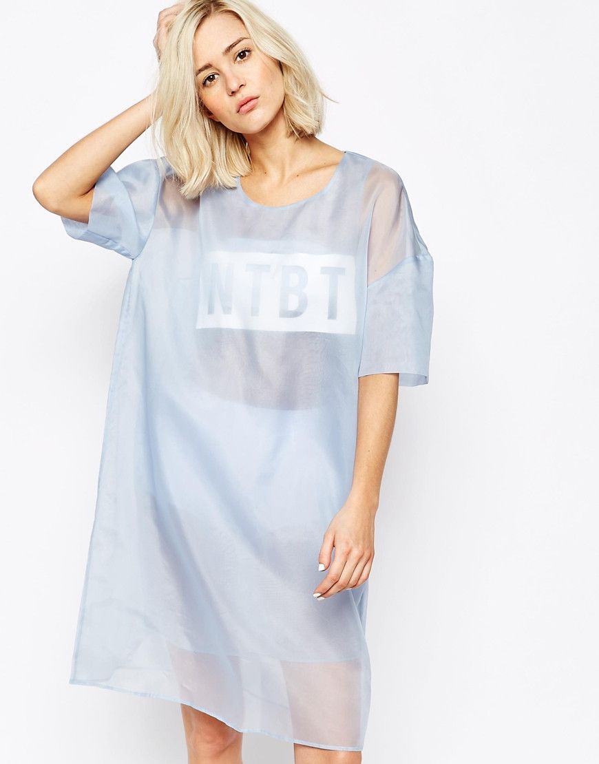 Wood Wood Not To Be Trusted Dress Organza Silk EU 36