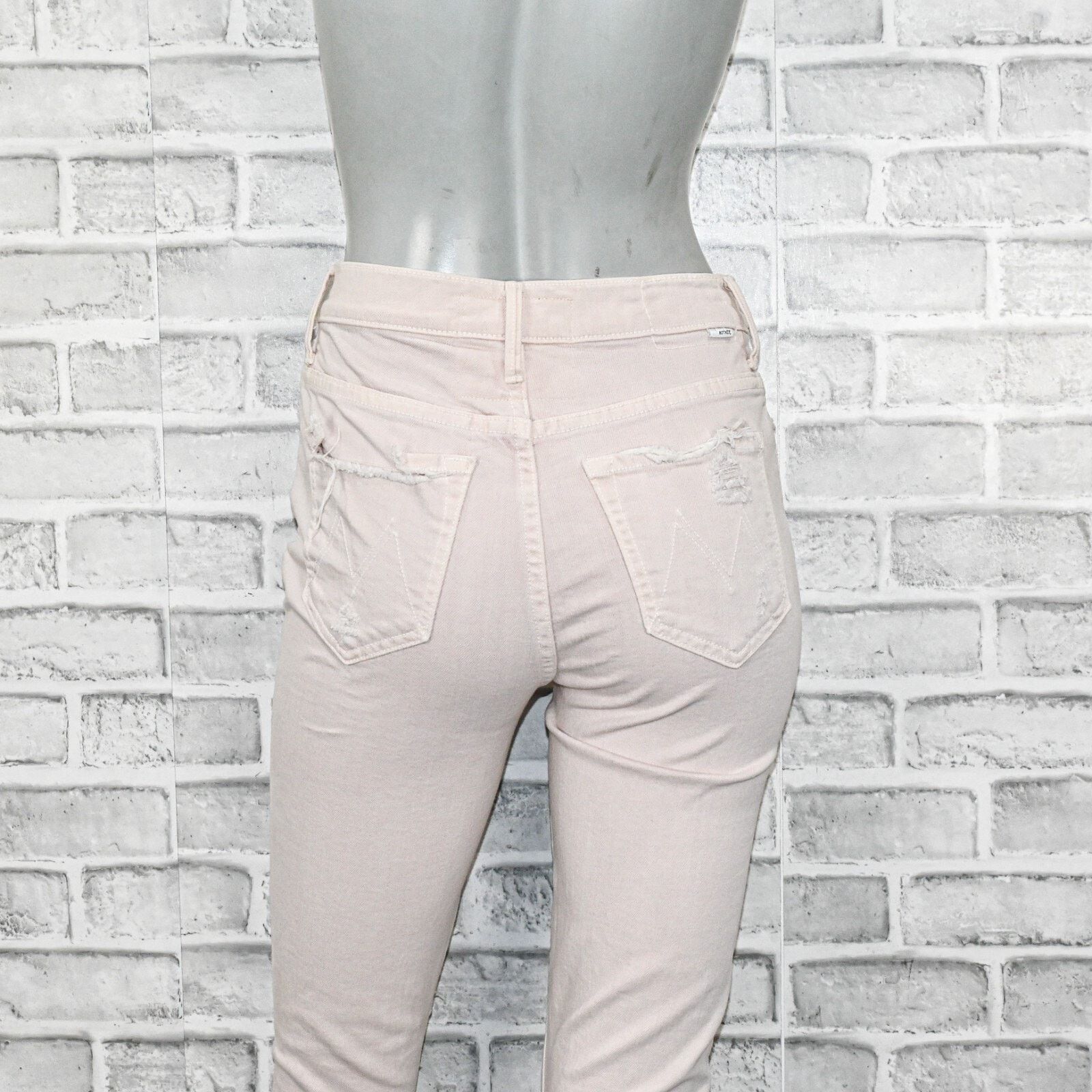 MOTHER MOTHER Superior Denim High Waisted Rascal Ankle Jeans Pink Size 25" / US 0 / IT 36 - 14 Thumbnail