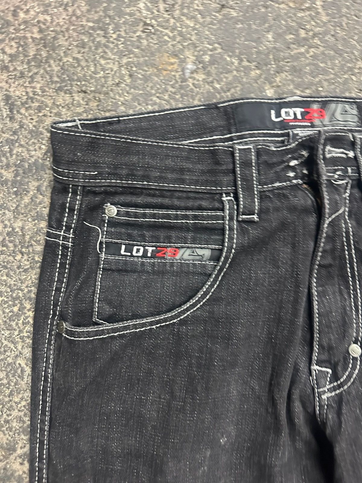 Other Y2k black baggy skater jeans Size US 32 / EU 48 - 5 Thumbnail