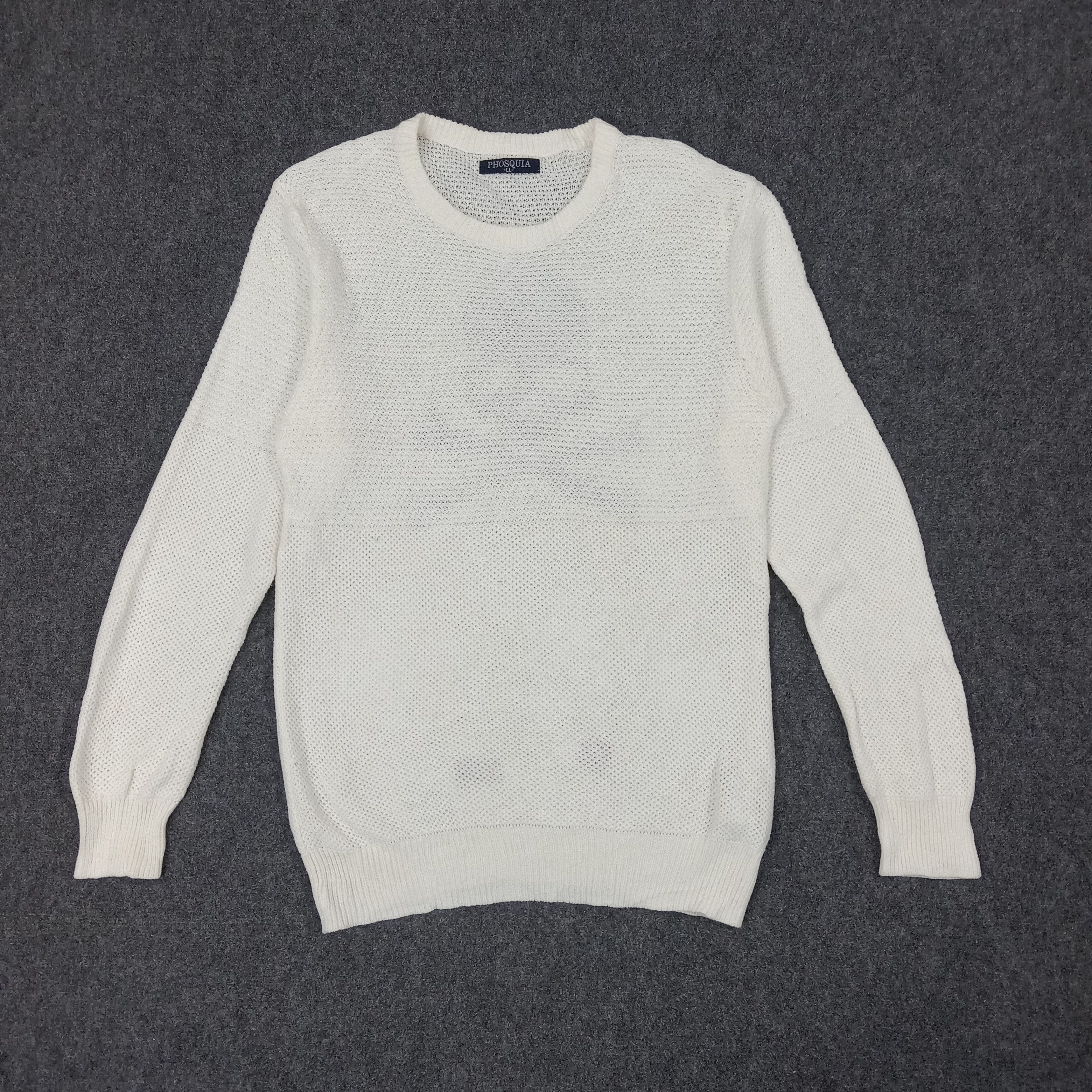 If Six Was Nine × Japanese Brand × Vintage PHOSQUIA Skull Japanese Punk Custom Logo Knitwear C229N5 Size US S / EU 44-46 / 1 - 3 Thumbnail
