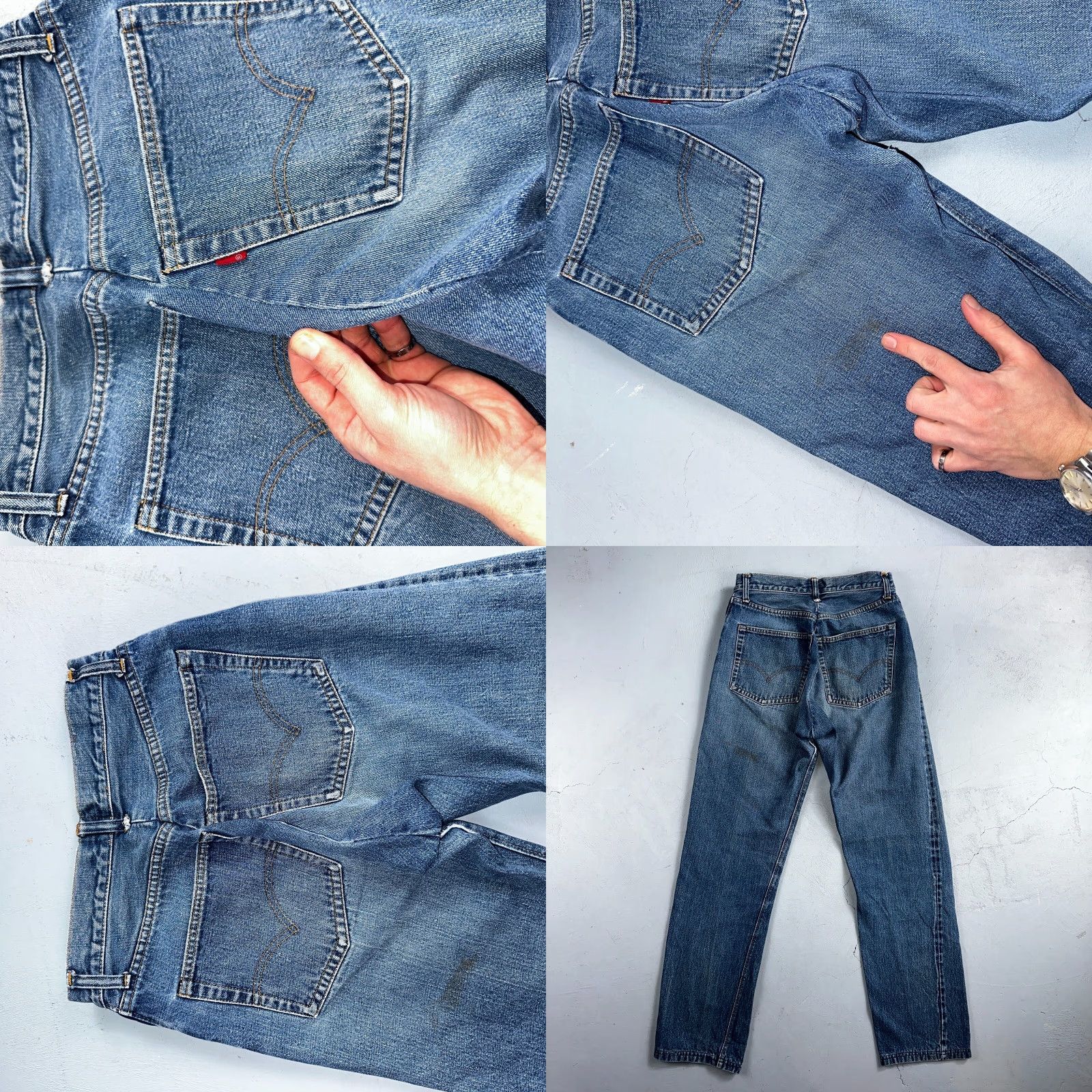 Levi's Levi's 501 XX VTG 70s Jeans Straight 27x31 Med Wash Blue Denim Cotton Button Vintage Men Regular XX 501 Series USA 80s 70s Tailored Altered Size US 27 - 11 Thumbnail