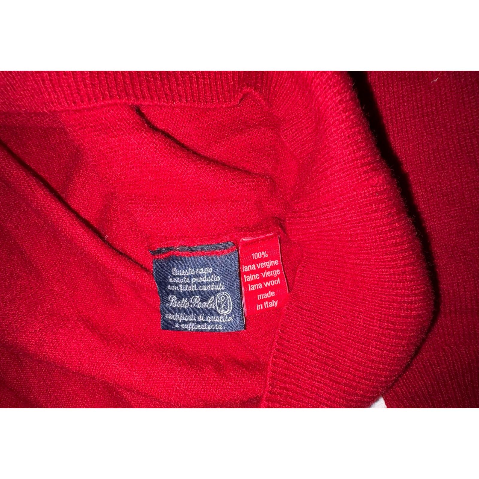 Altea Altea mens cashmere wool sweater longsleeve red Italy xxl Size US XXL / EU 58 / 5 - 3 Thumbnail