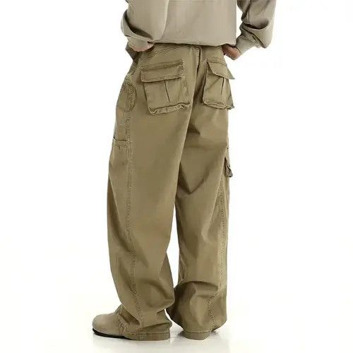 Japanese Brand Makihara x Yuk Casual Safri Wide Cargo Pants Size US 28 / EU 44 - 3 Thumbnail
