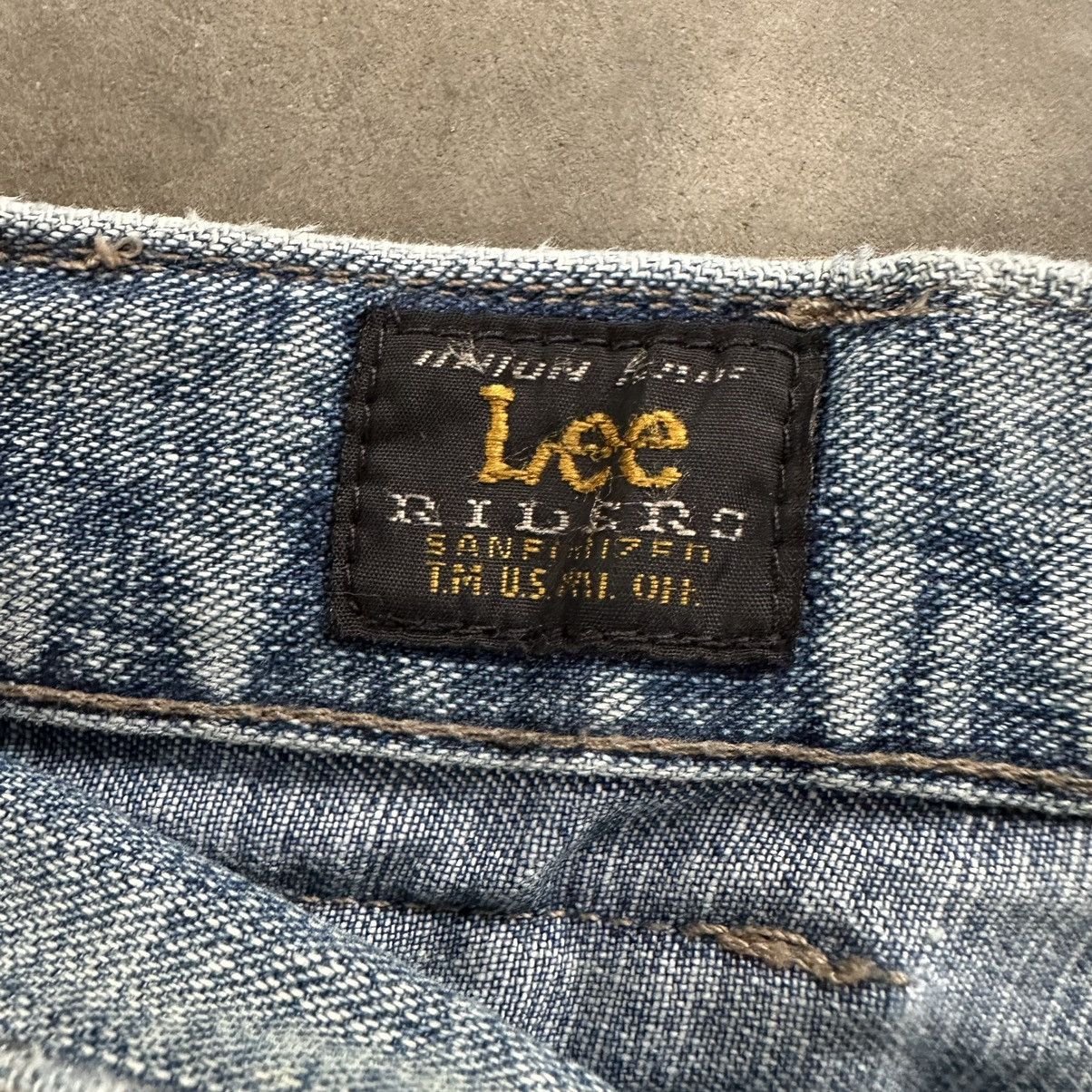 Japanese Brand W34 Vintage Lee Riders Faded Rusty Distressed Denim Jean Size US 34 / EU 50 - 8 Thumbnail