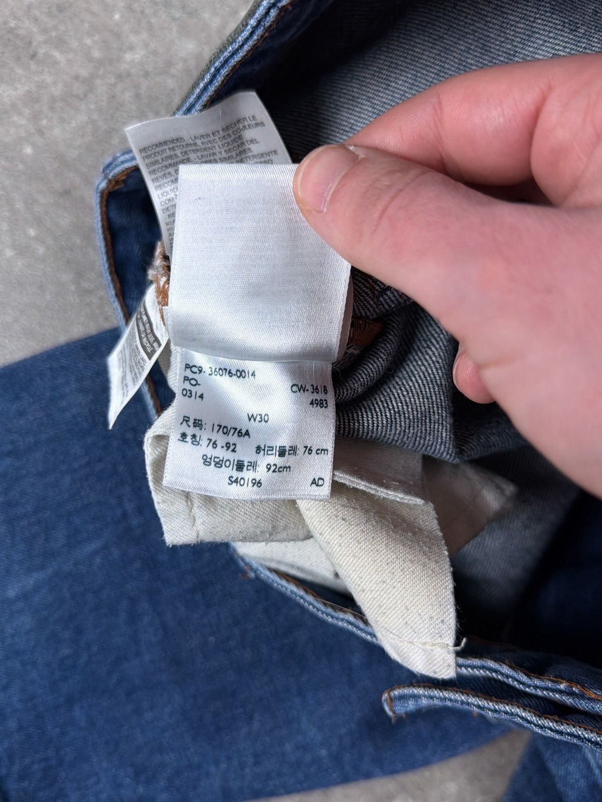 Levi's Made & Crafted Levi's Made & Crafted Draft Wide Taper selvedge denim Jeans Size US 30 / EU 46 - 8 Thumbnail