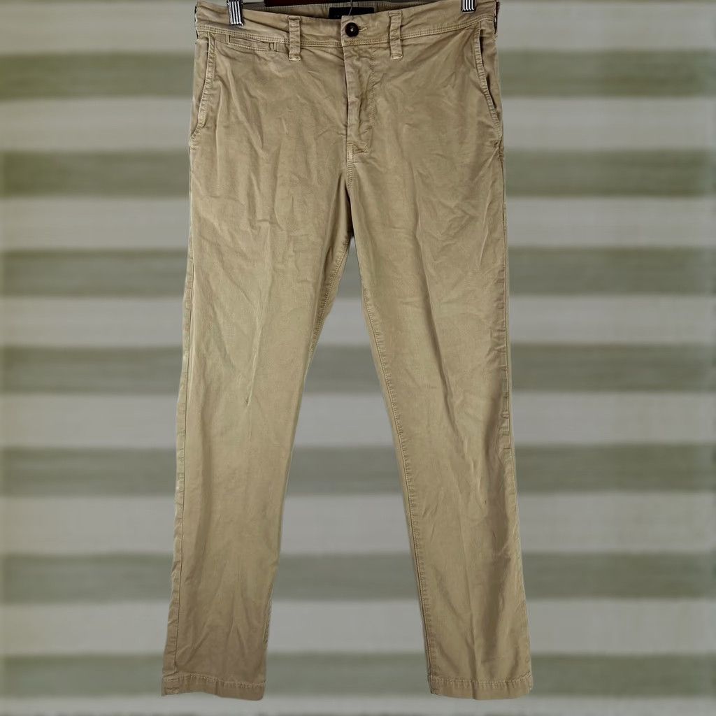 Vintage American Eagle Chino Pants Men 30x32 Khaki Slim Straight Next Level Flex Size US 30 / EU 46 - 1 Thumbnail