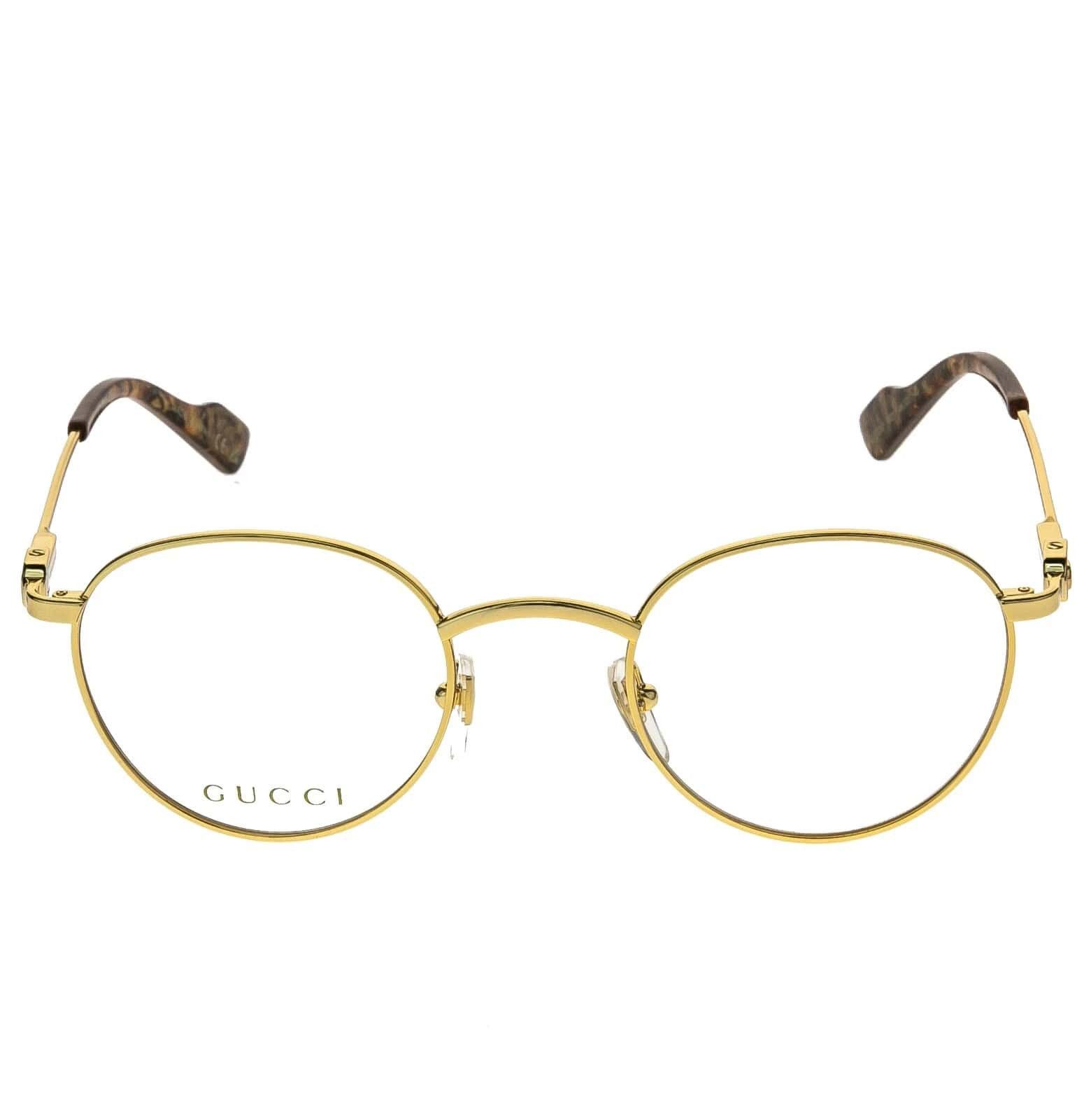 Gucci GUCCI GG1222O 1222 Gold Brown Web Eyeglass Optical Frame 003 Size ONE SIZE - 9 Thumbnail