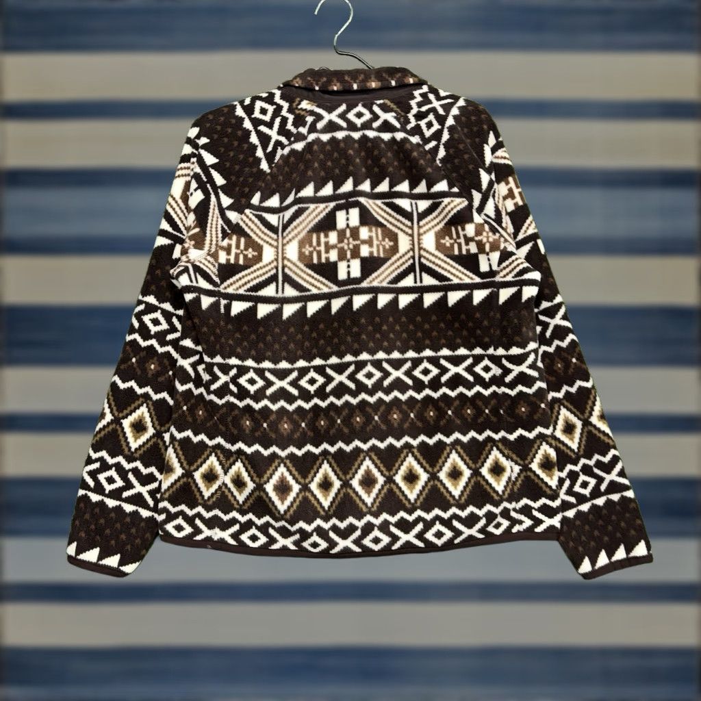 Ralph Lauren Ralph Lauren Fleece Jacket Womens XL Aztec Southwestern Puff Front Zip Up y2k Size XL / US 12-14 / IT 48-50 - 1 Thumbnail