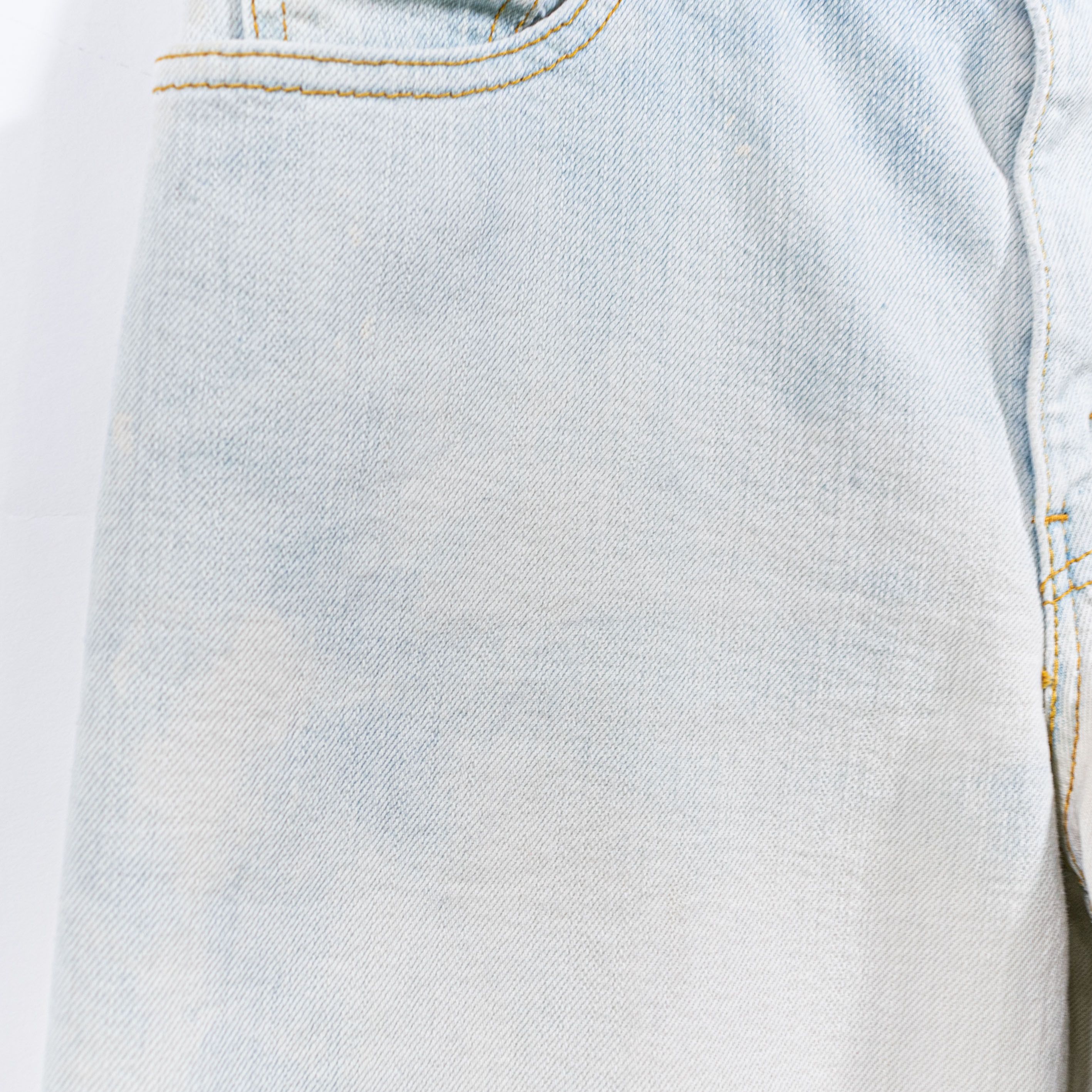 Levi's Levis 550 Relaxed Tapered Jeans Custom Embroidered Flower Size 29" - 13 Thumbnail