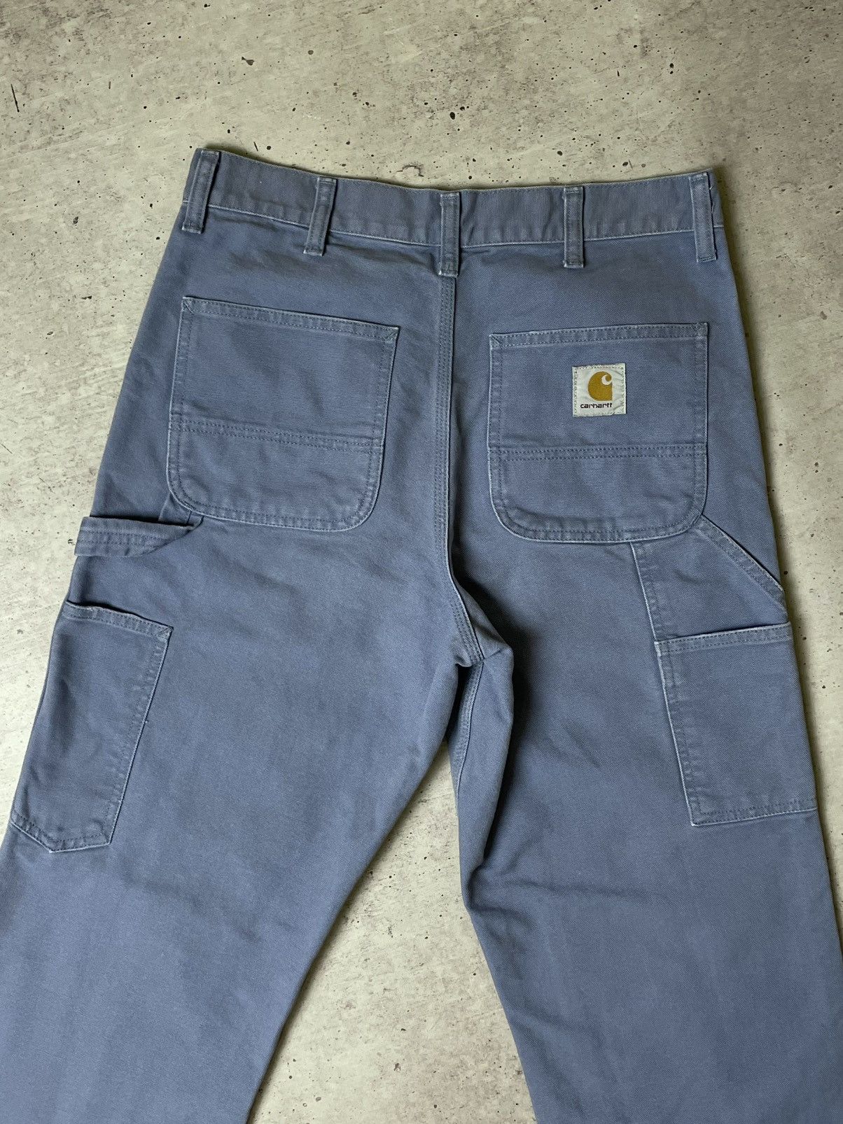 Carhartt Vintage Carhartt Carpenter Pants Dungaree Fit Work Blue Size US 28 / EU 44 - 2 Thumbnail