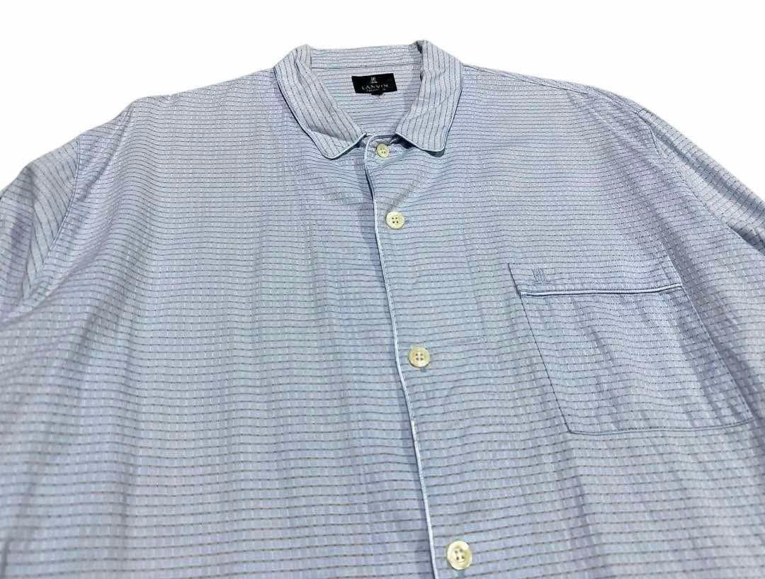 Lanvin 🔥Vintage Lanvin Striped Shirt Long Sleeve Size US L / EU 52-54 / 3 - 4 Thumbnail