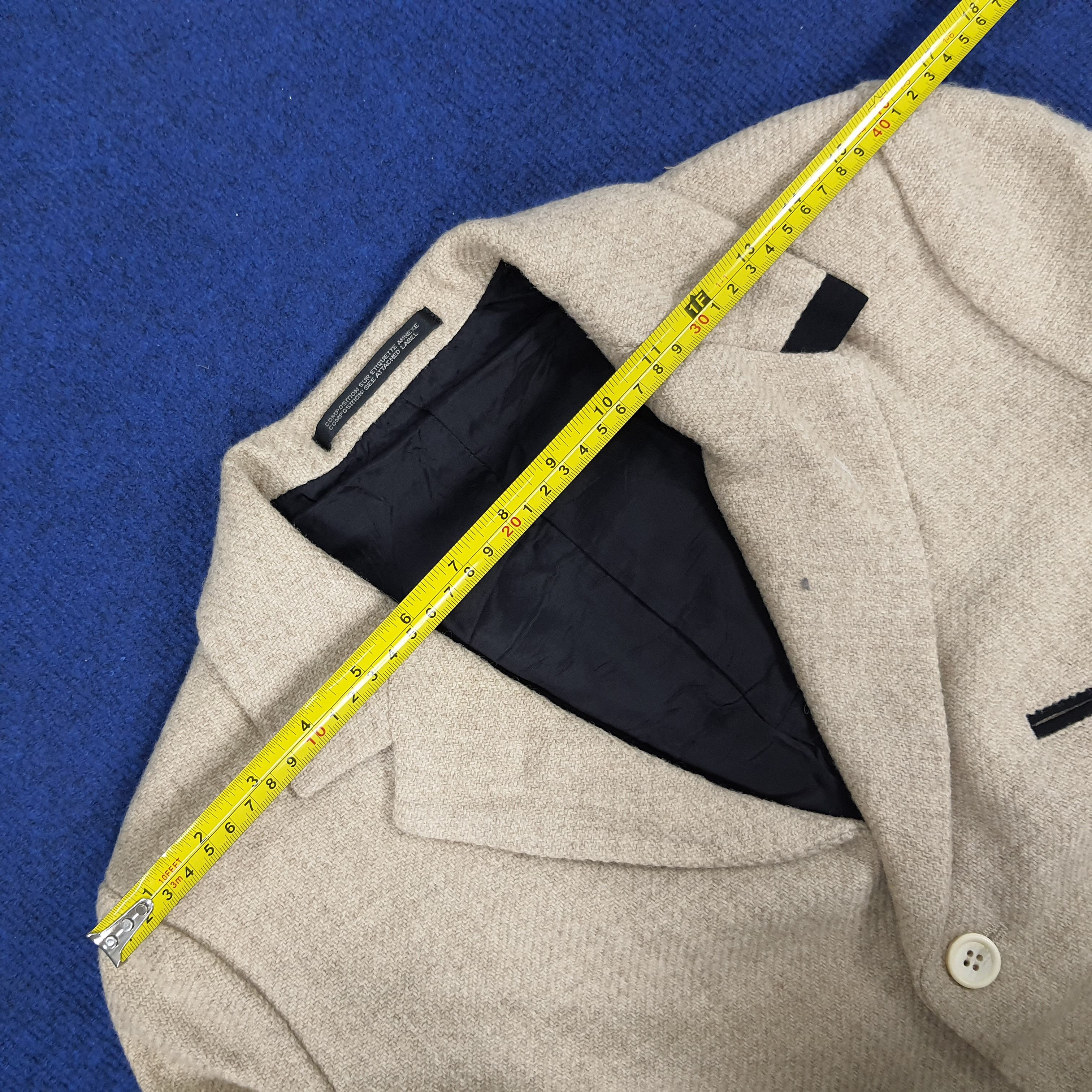 Japanese Brand × Vintage × Y's Vintage Y's Yohji Yamamoto Japanese Brand Blazer Size XS / US 0-2 / IT 36-38 - 10 Thumbnail