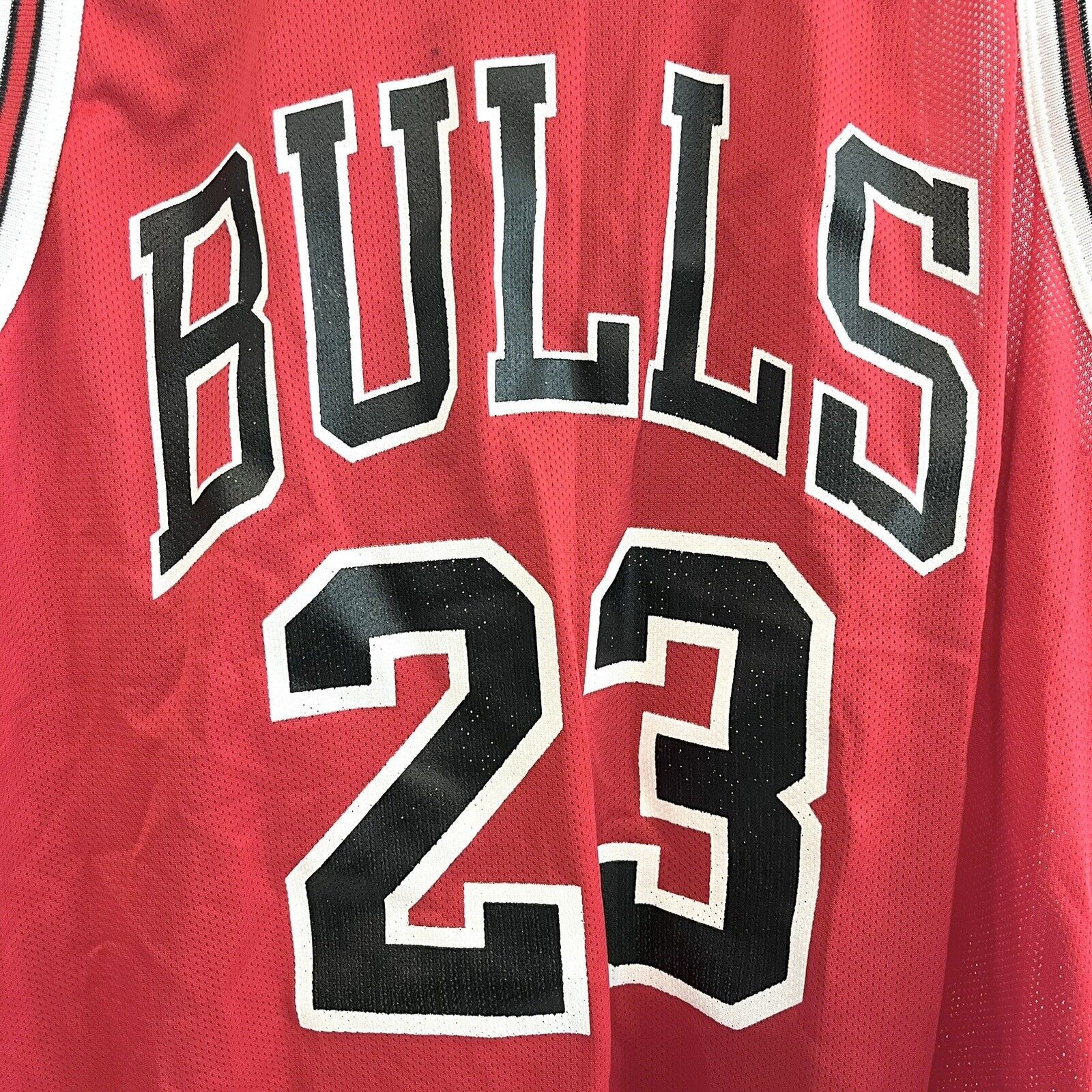Champion 1990s Champion Chicago Bulls #23 Blank Jersey Rare Jordan 48 Size US L / EU 52-54 / 3 - 2 Thumbnail