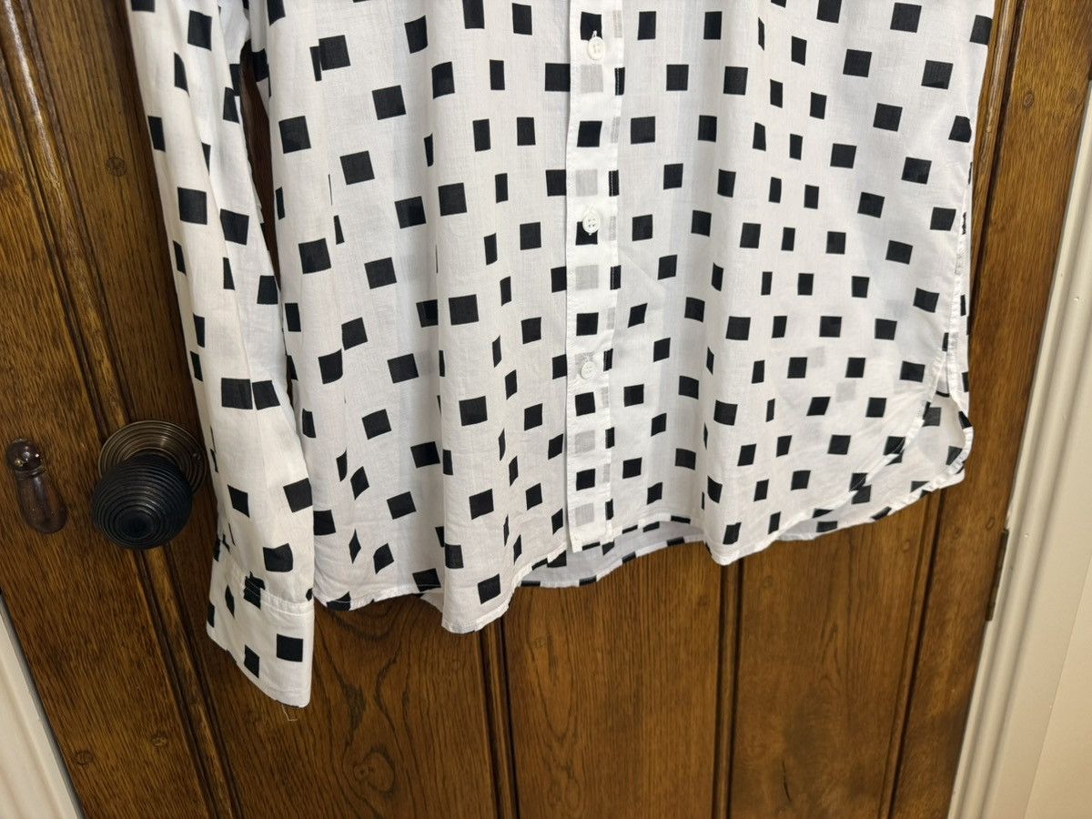 Saint Laurent Paris SS13 Saint Laurent square polka dot white shirt Hedi Slimane Size US M / EU 48-50 / 2 - 13 Thumbnail