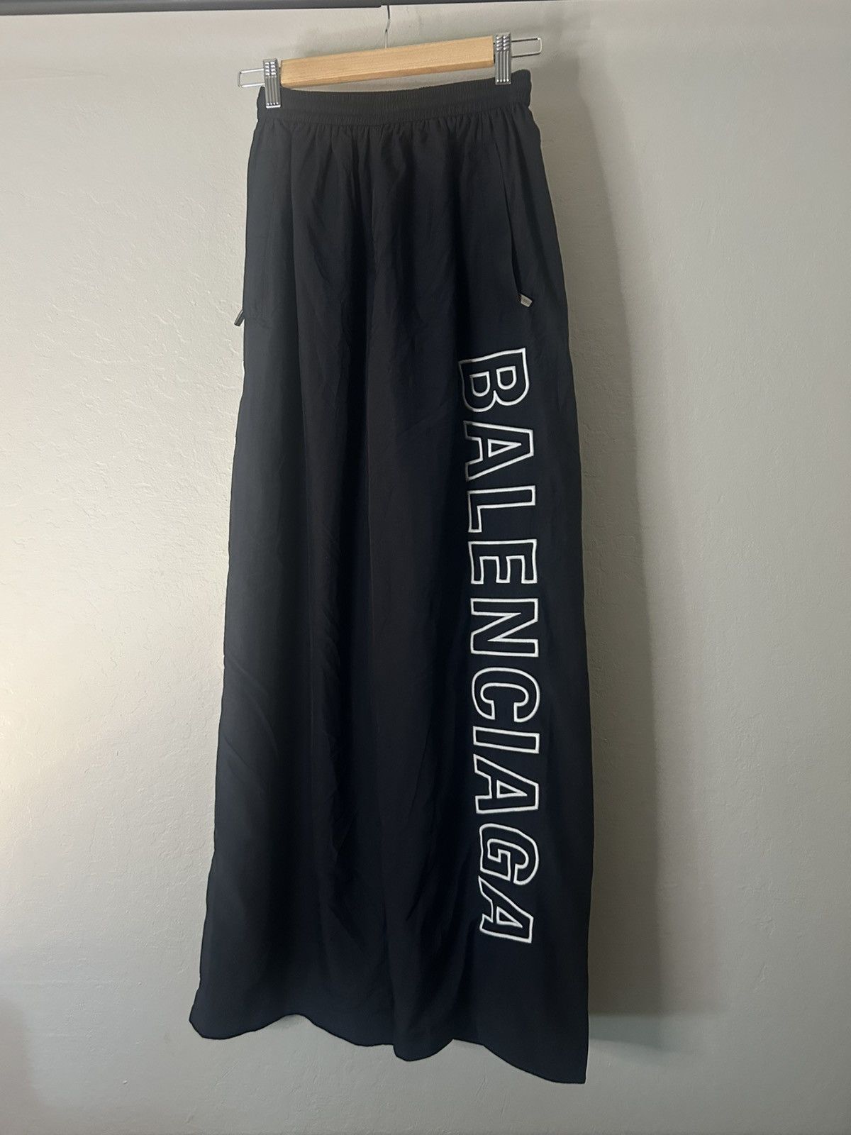 Balenciaga Balenciaga Side Logo Track Pants Size US 32 / EU 48 - 2 Thumbnail