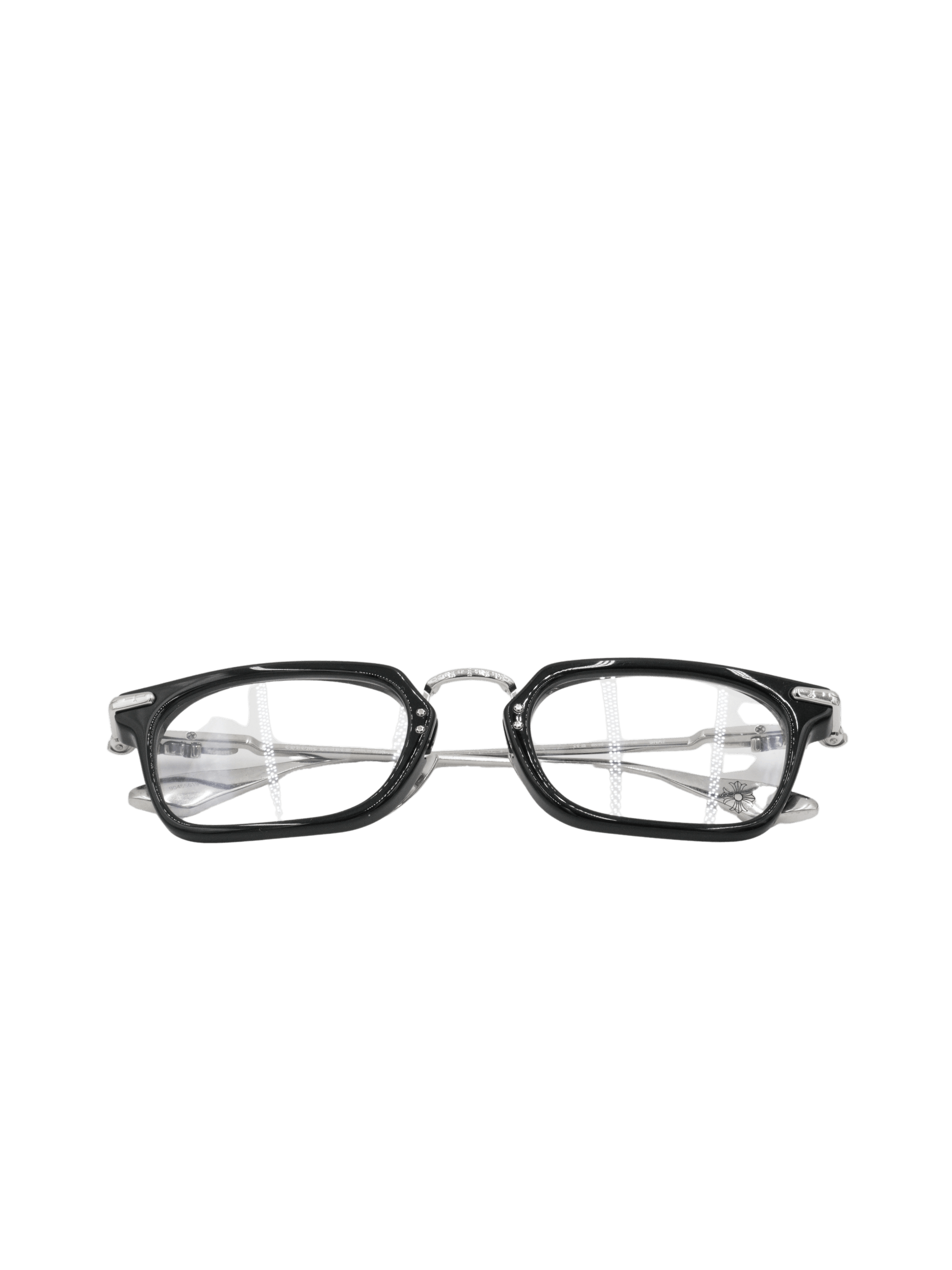 Chrome Hearts Chrome Hearts Cumption Eyeglasses in Silver - Black Size ONE SIZE - 1 Thumbnail