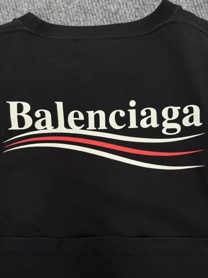 Balenciaga Balenciaga Black cola logo short sleeve 2501-Nextarrow Size US XXS / EU 40 - 5 Thumbnail