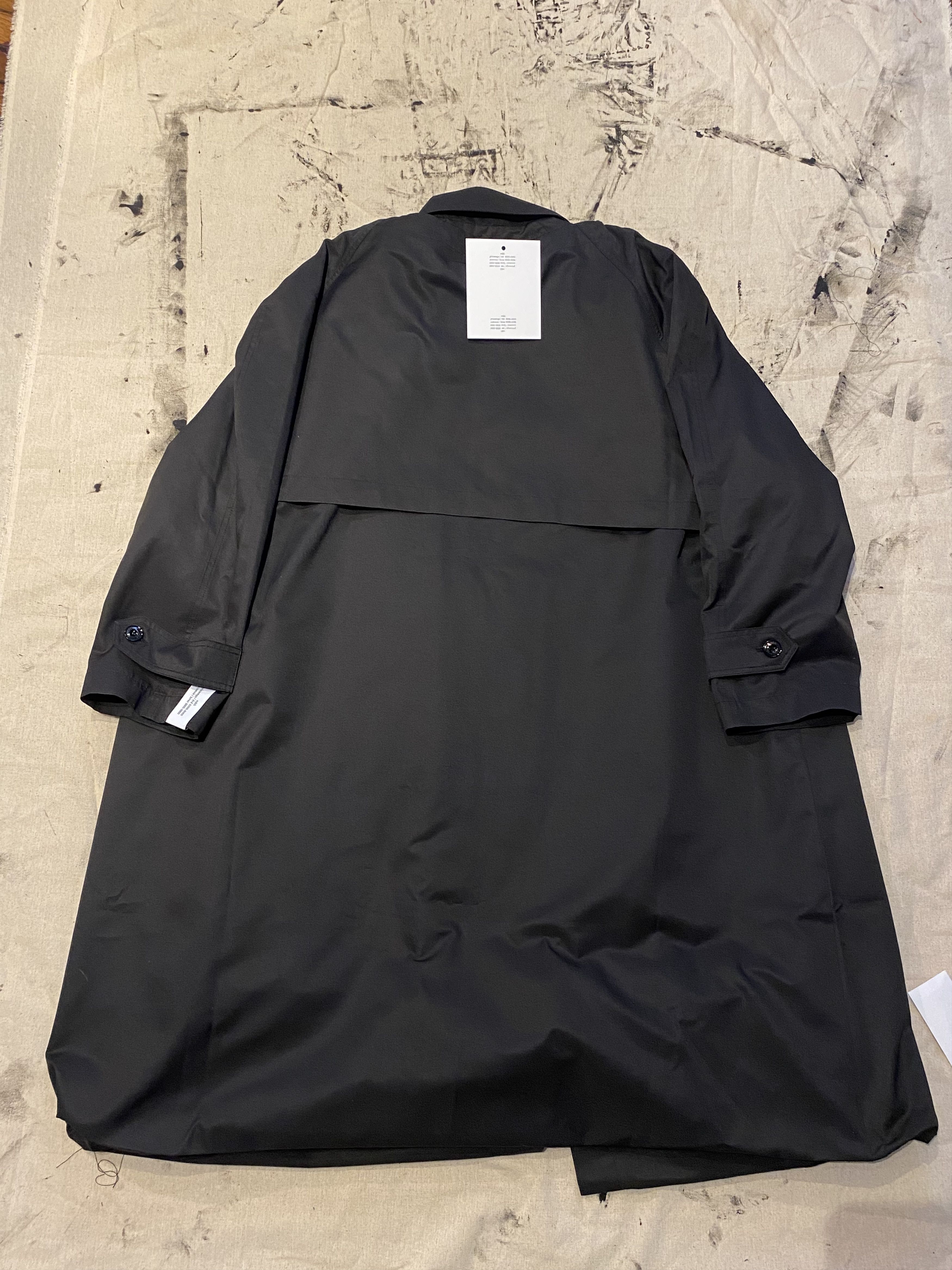 rokh Black Balloon Shape Buttoned Trench Coat Size US L / EU 52-54 / 3 - 5 Thumbnail