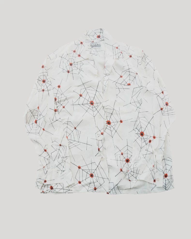 トップス WACKO MARIA Spider Pattern Print Shirt WACKO MARIA