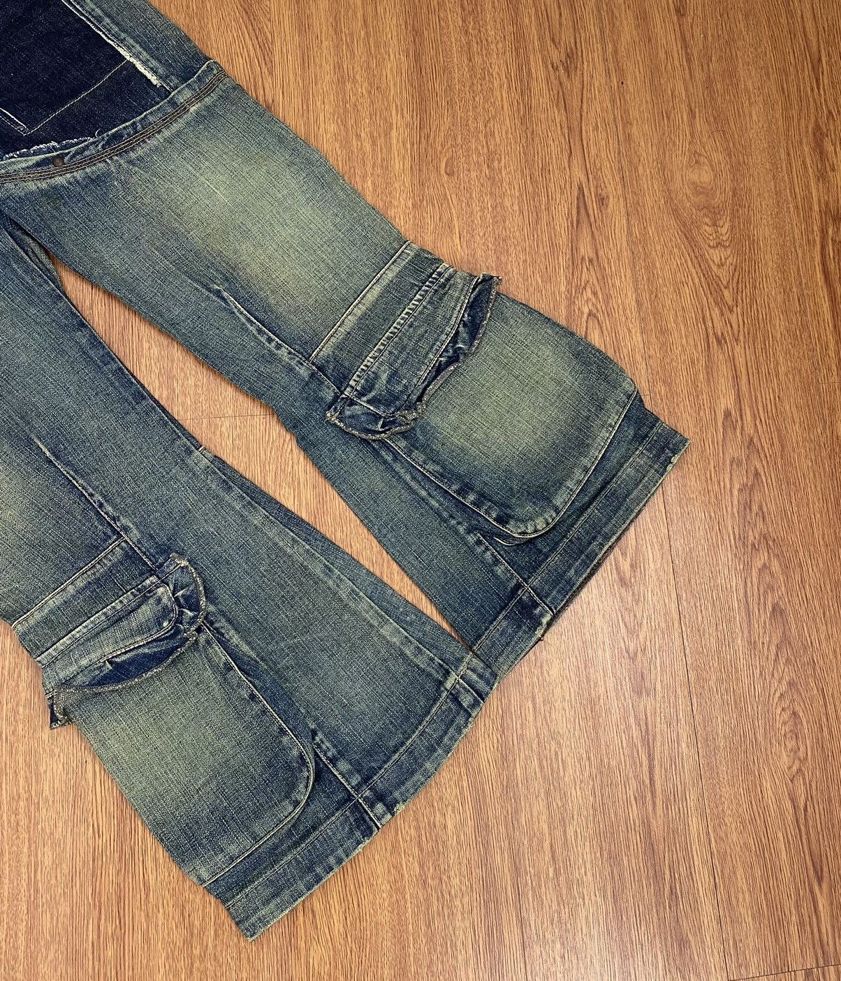 Marithe + Francois Girbaud Marithe francois girbaud flared multipocket jeans Size US 29 - 3 Thumbnail