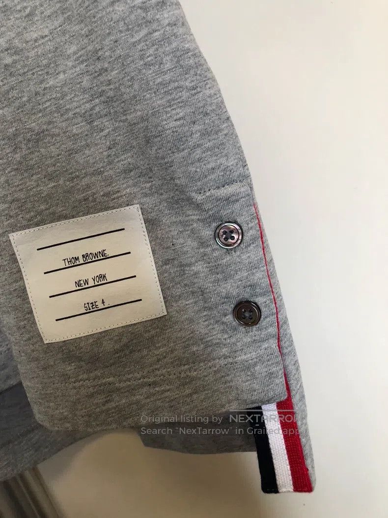 Thom Browne Thom Browne Grey short-sleeved t-shirt Size US XL / EU 56 / 4 - 7 Thumbnail