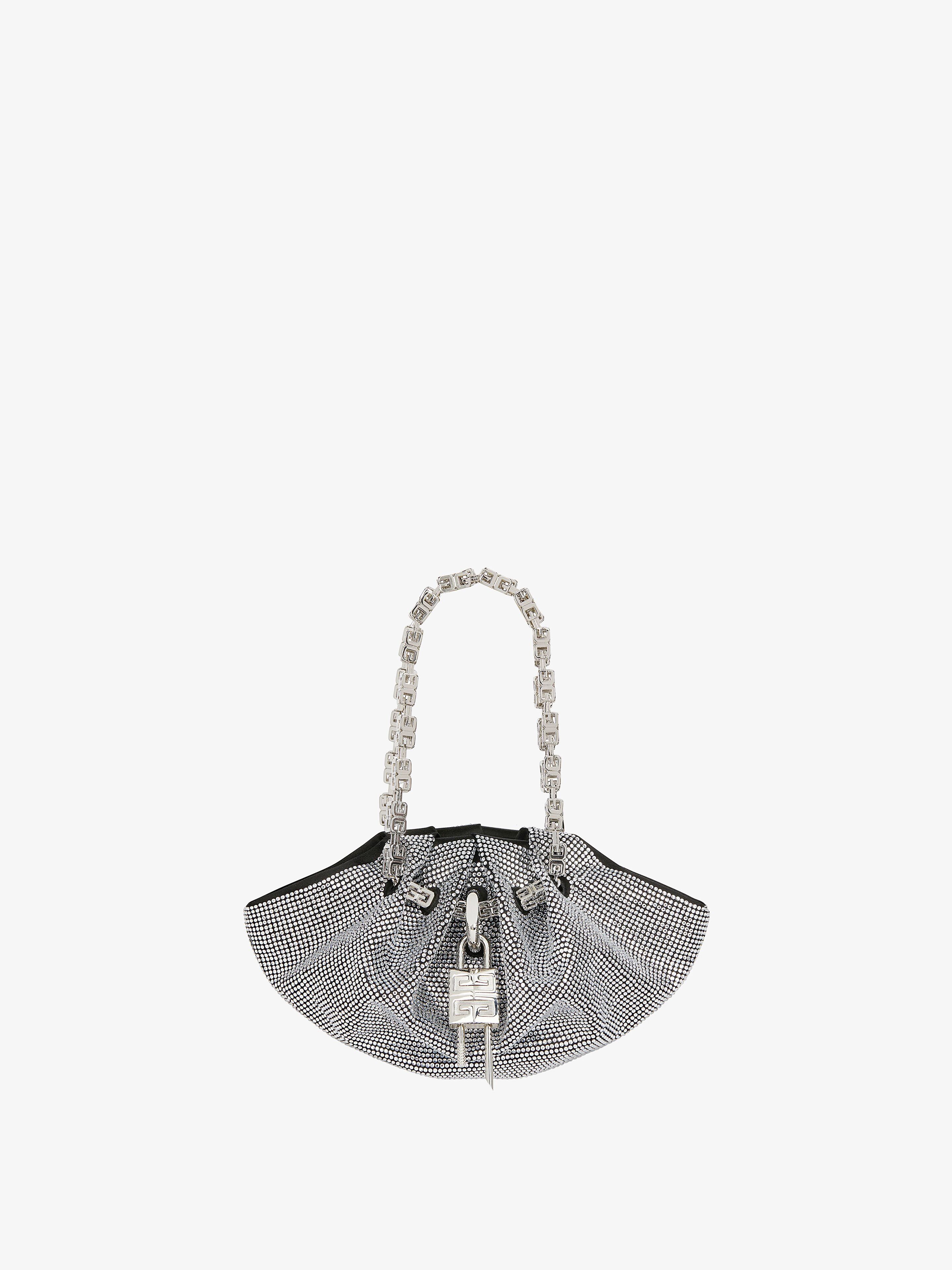 Givenchy o1srvl11e0825 Size: OS / Mini Kenny Bag Strass in Silver Size ONE SIZE - 1 Thumbnail