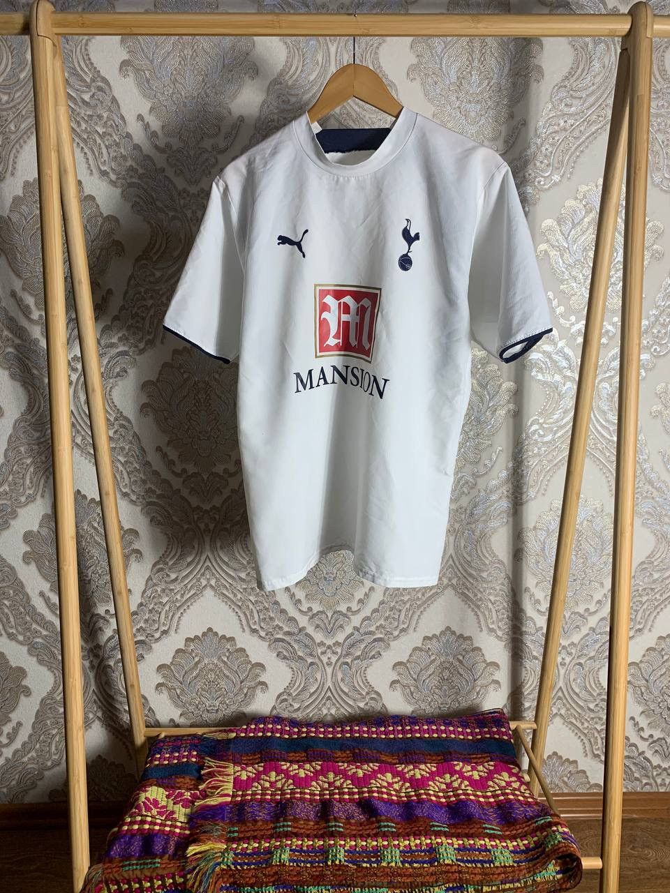 Pre-owned Puma X Vintage Very Puma Fc Tottenham Hotspur England Soccer Jersey In White