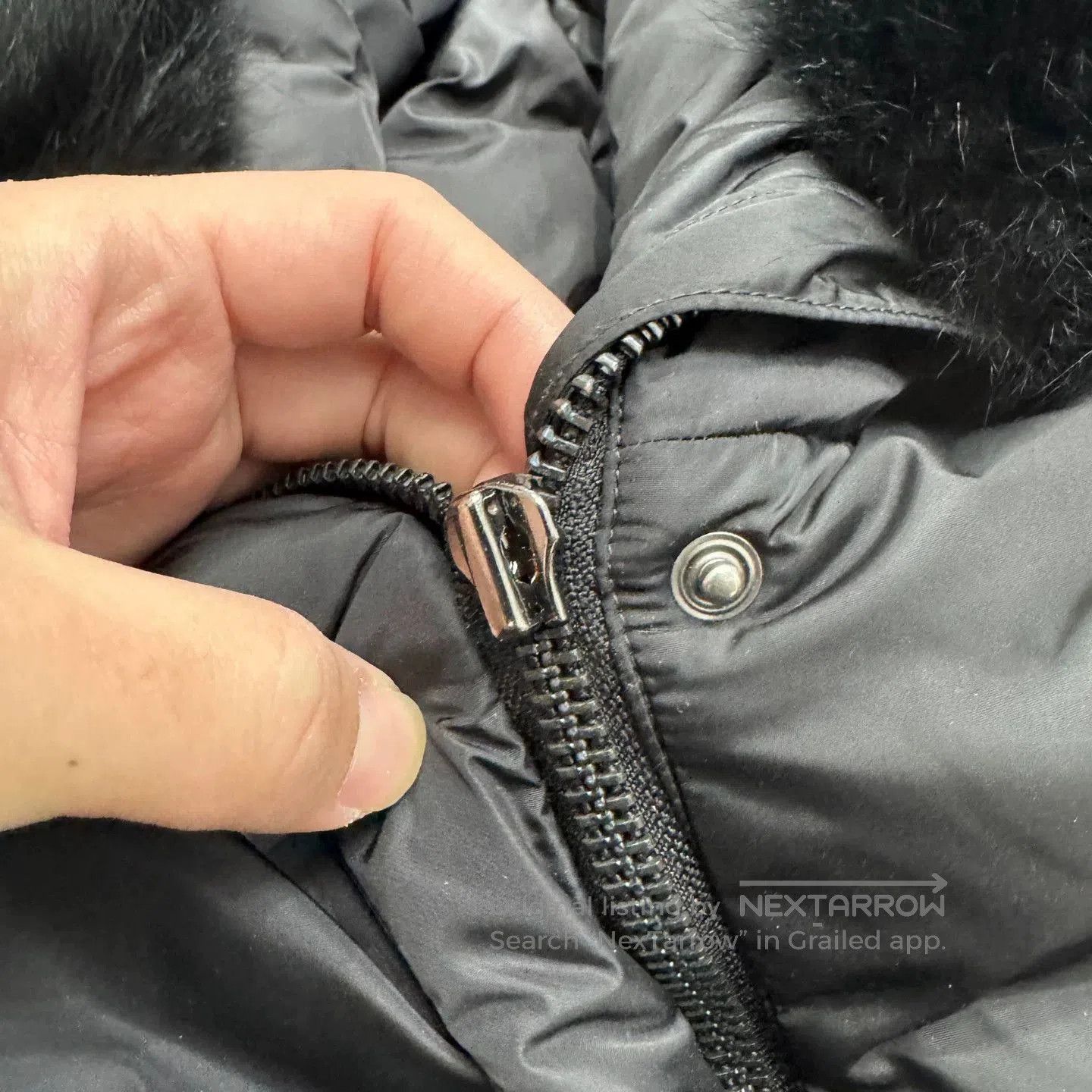 Miu Miu MIUMIU Fur Collar Down Jacket. Size S / US 4 / IT 40 - 2 Thumbnail