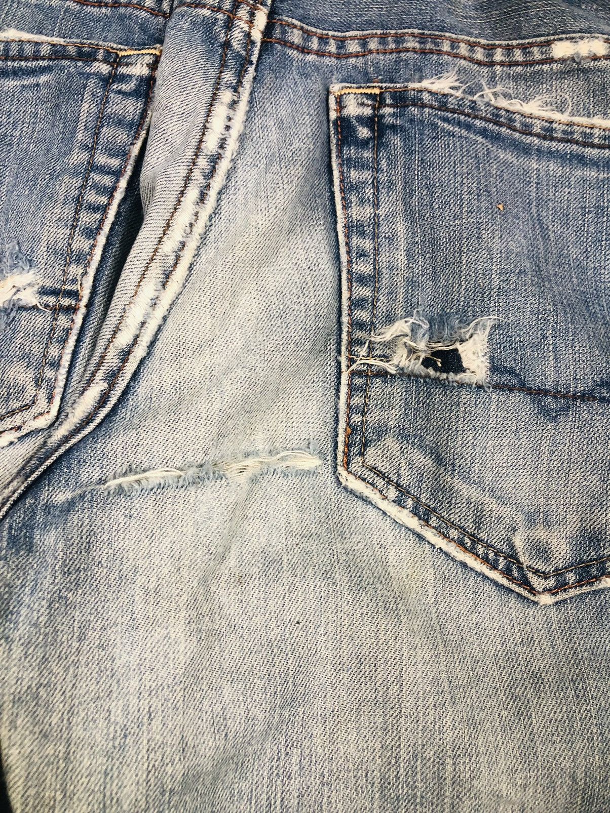 Old Navy Old Navy Bootcut Distress Jeans (36) Size US 30 / EU 46 - 19 Thumbnail